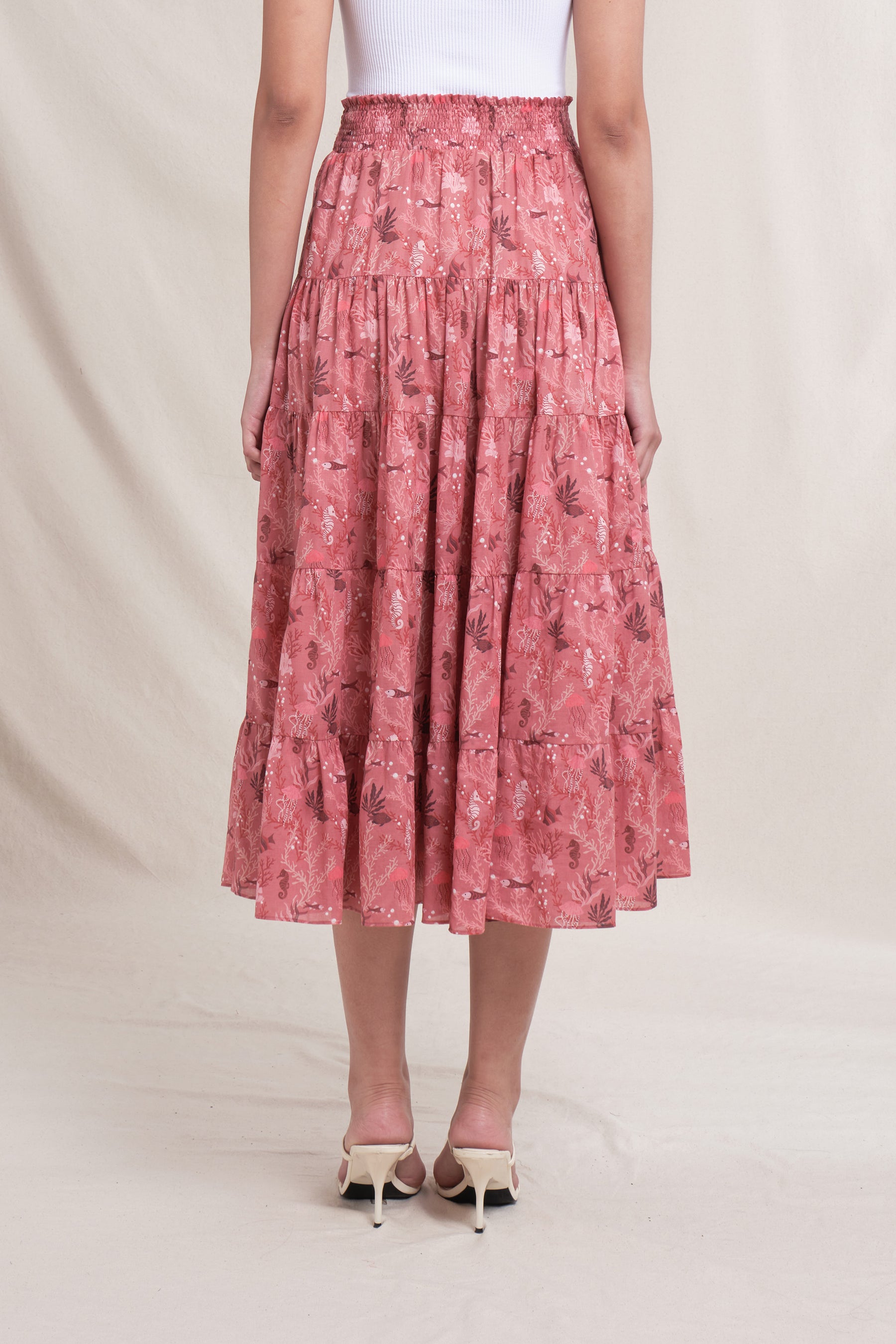 POPPY Skirt in Pink Minanga