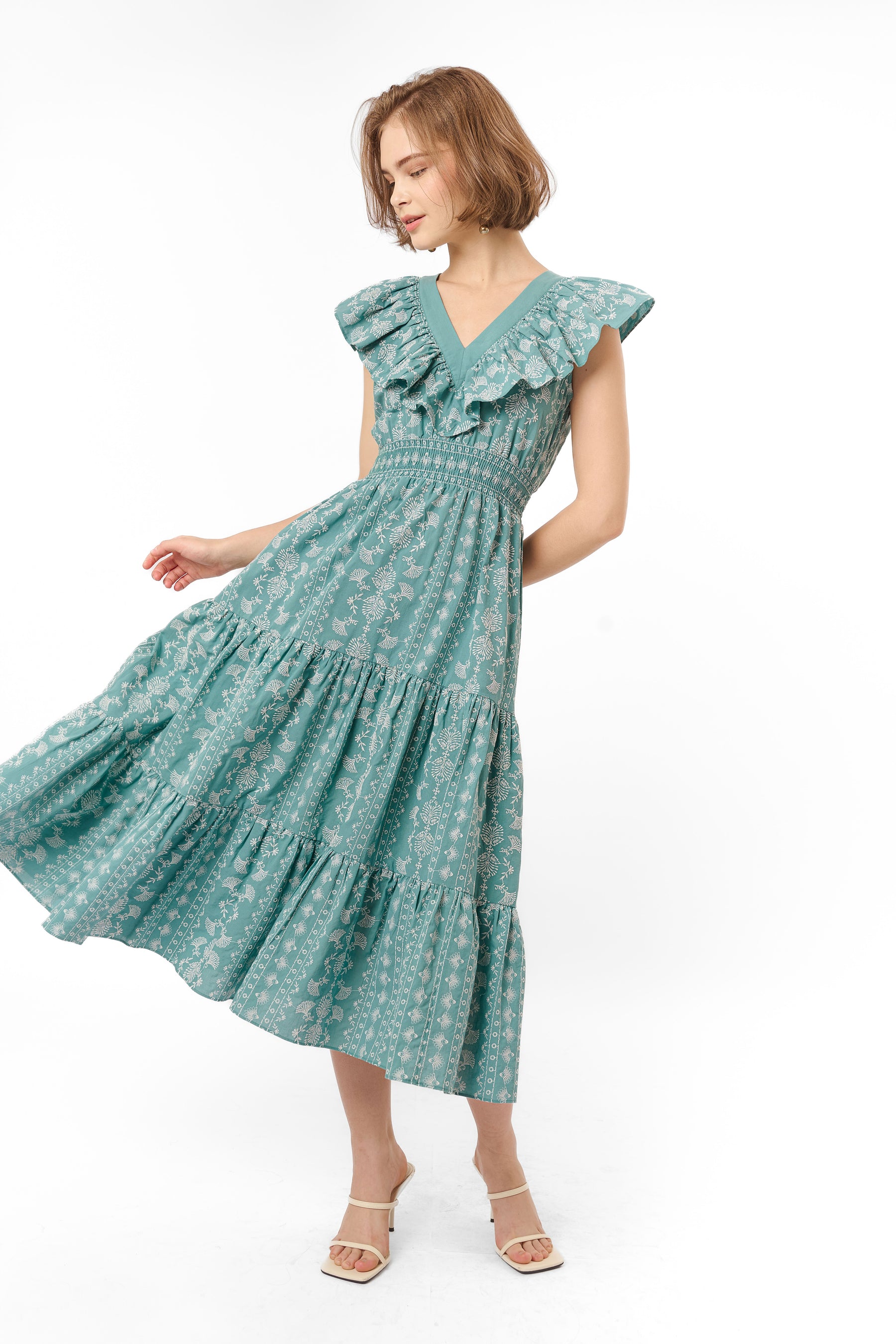 QUINTA Dress in Cengkeh Blue