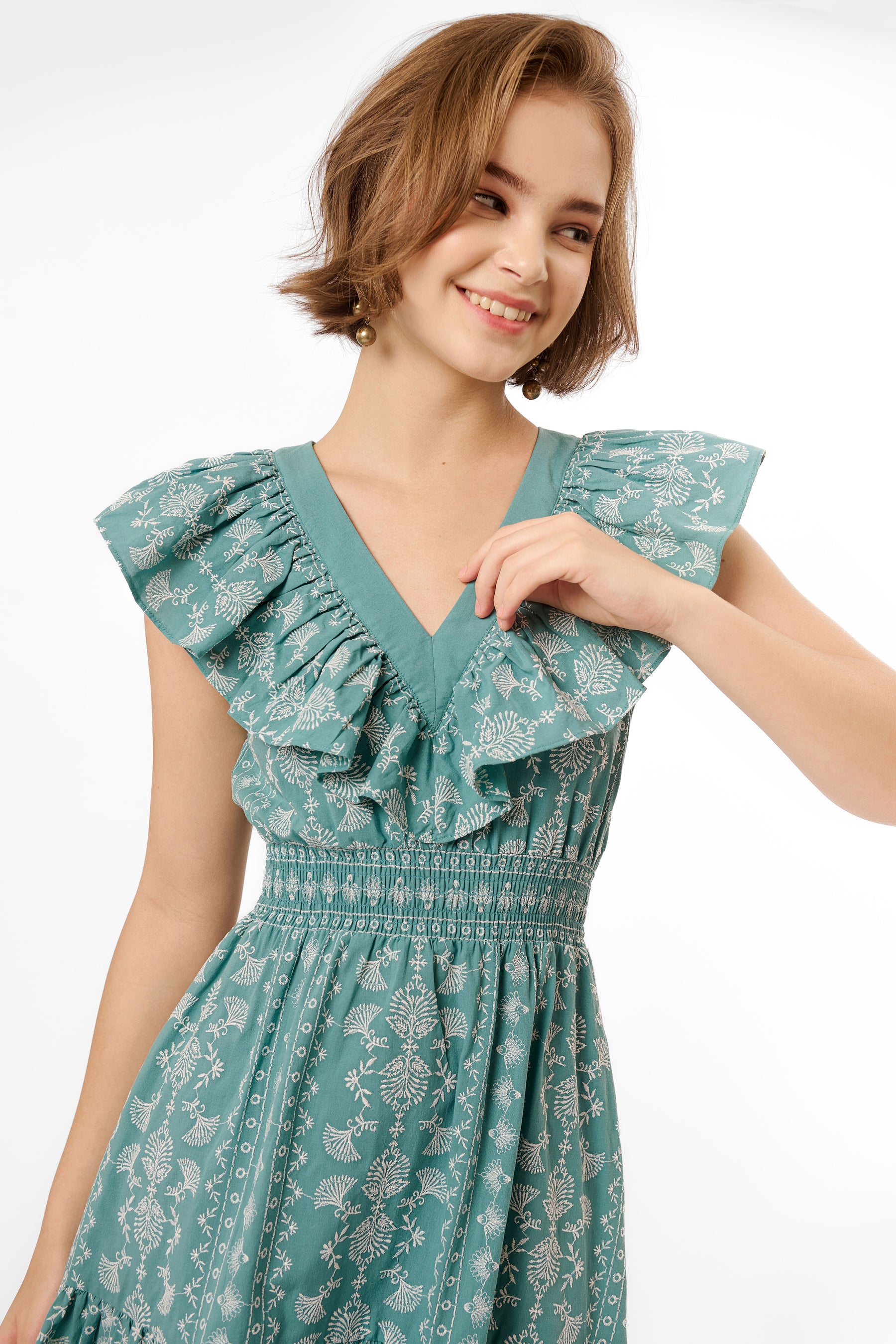 QUINTA Dress in Cengkeh Blue