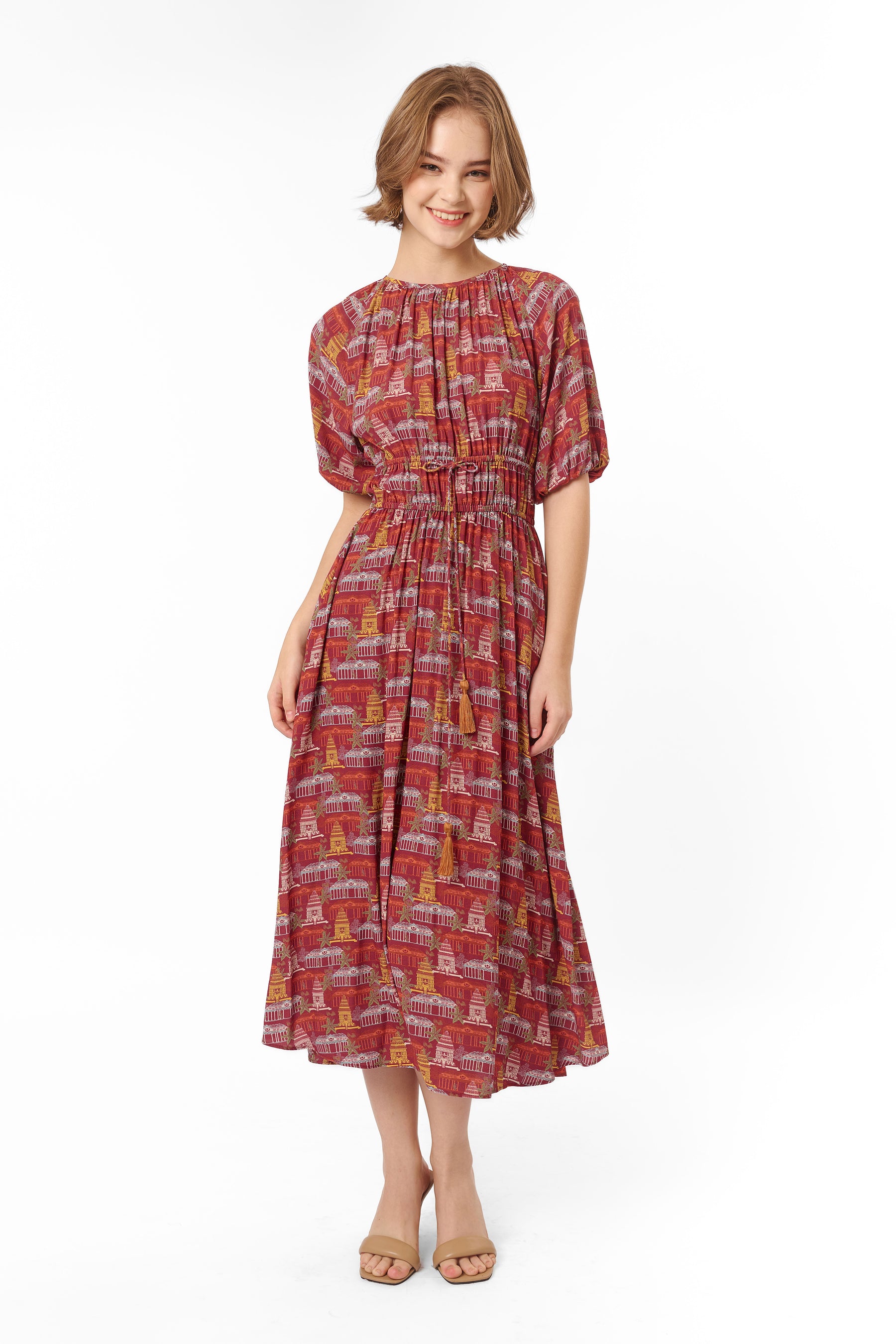 RANCA Dress in Puri Red