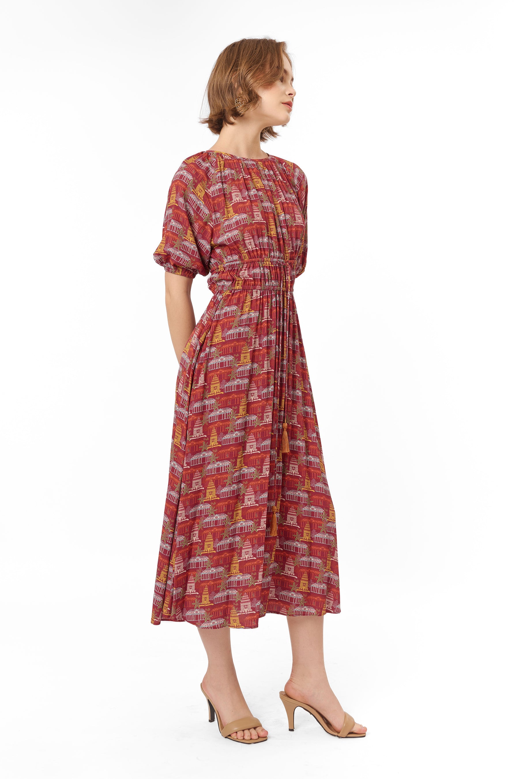 RANCA Dress in Puri Red