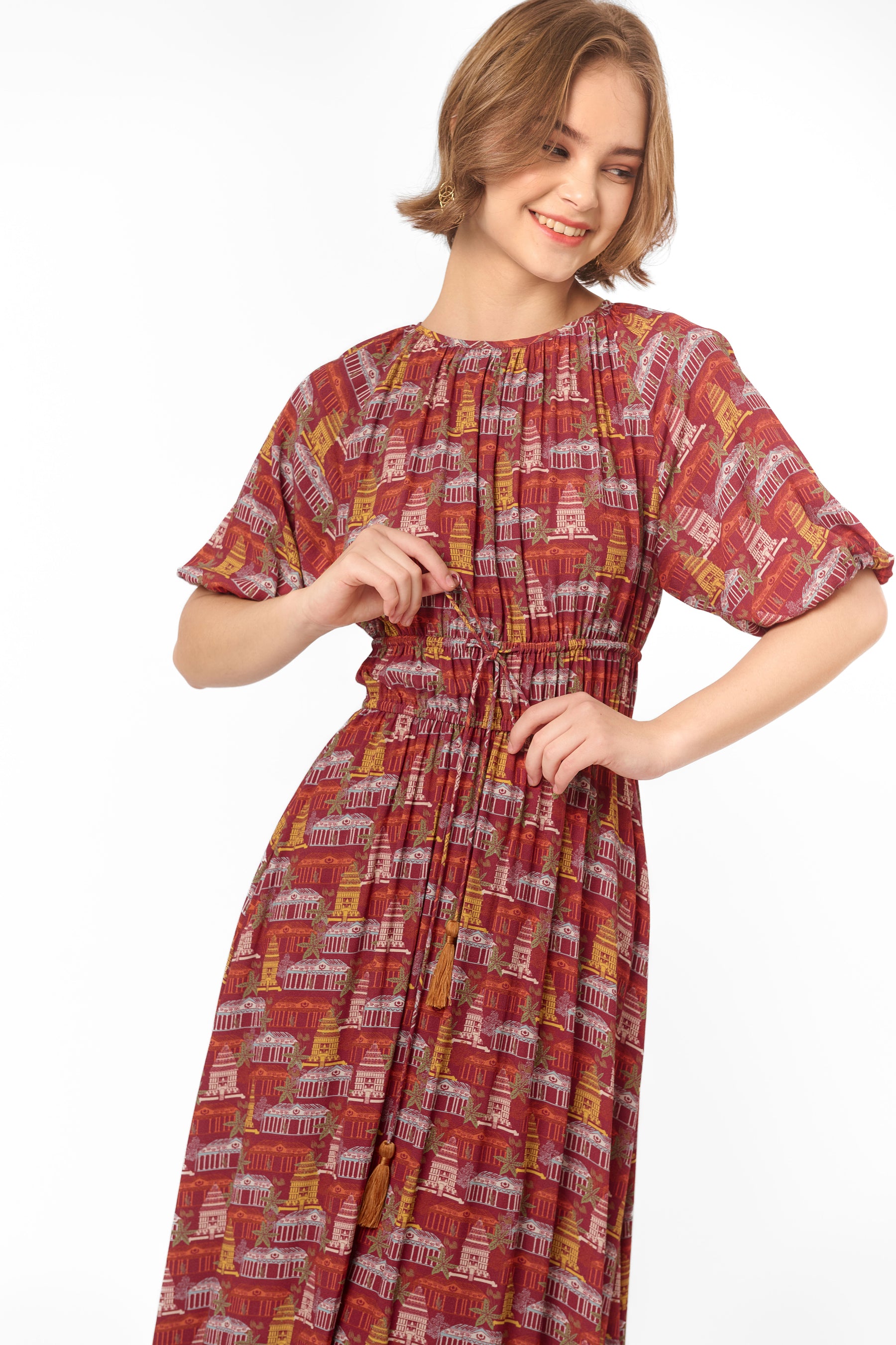 RANCA Dress in Puri Red
