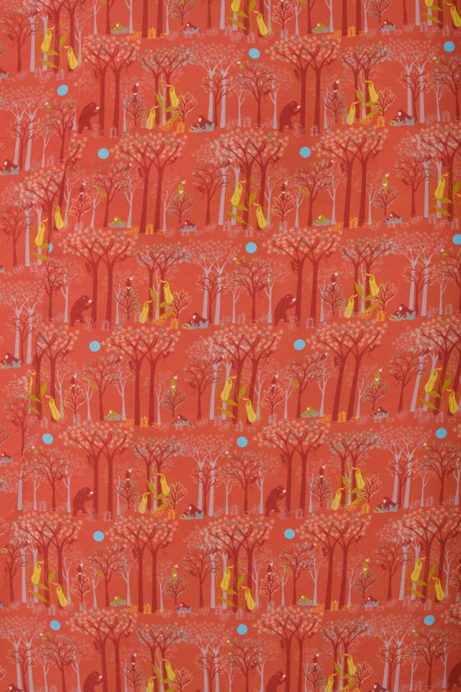 VINKA Dress in Red Forest