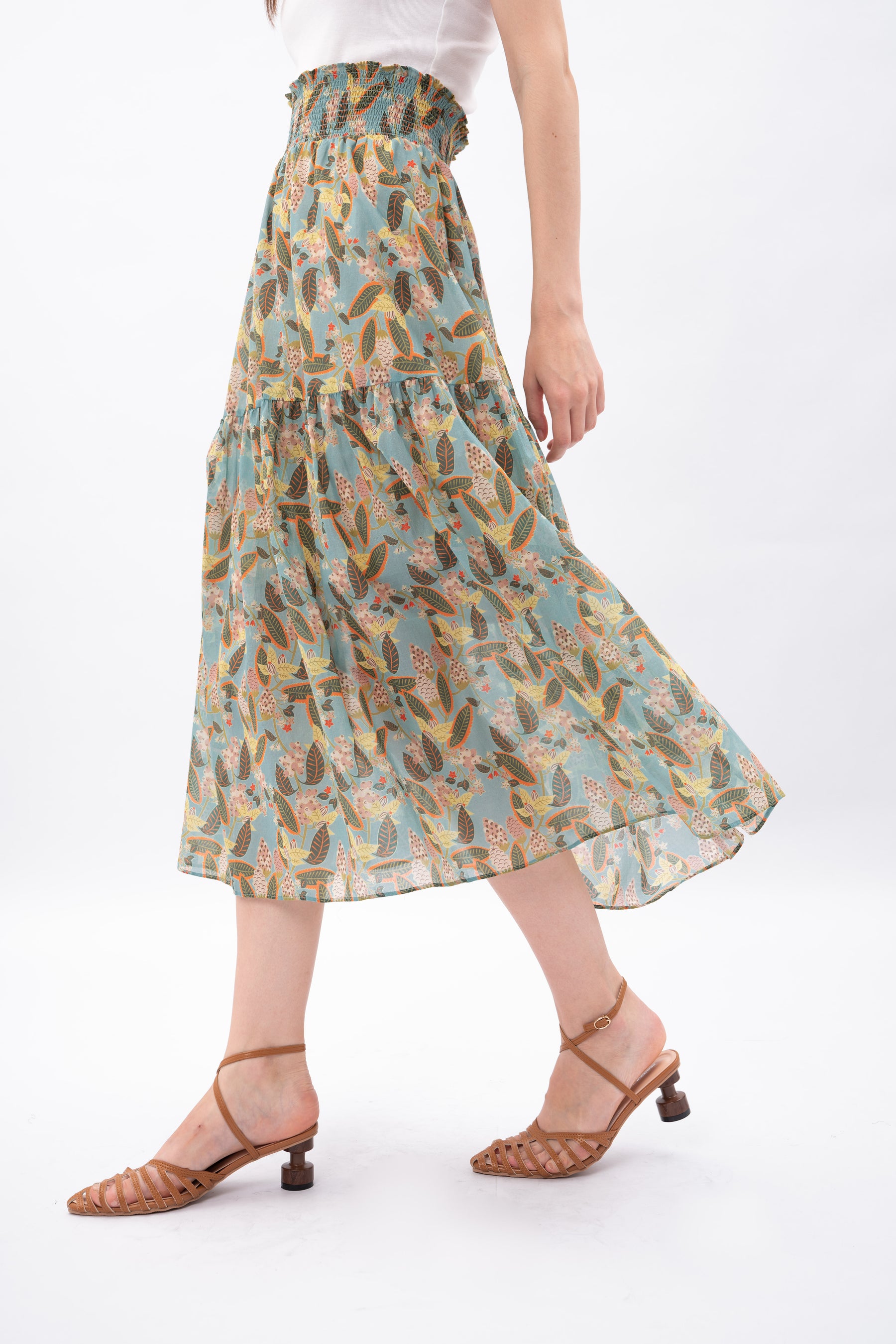 RIONA Skirt in Gudeg Blue