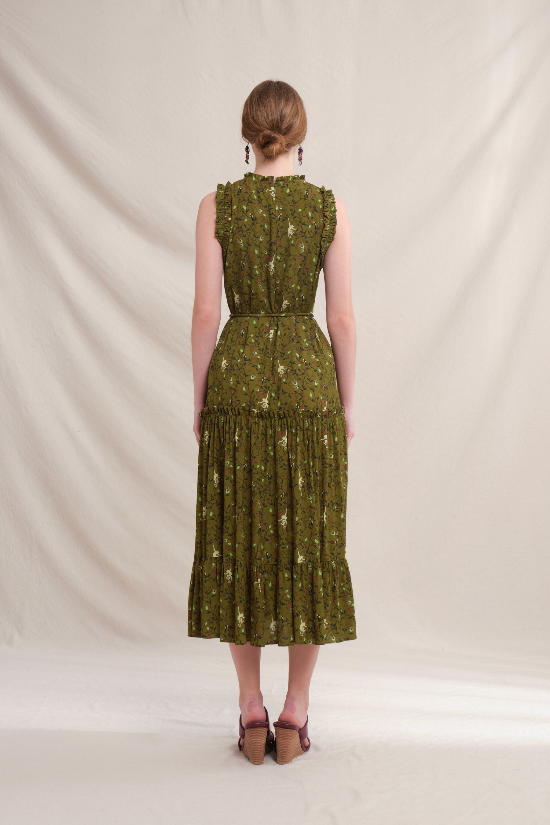 RORY Dress in Green Macca