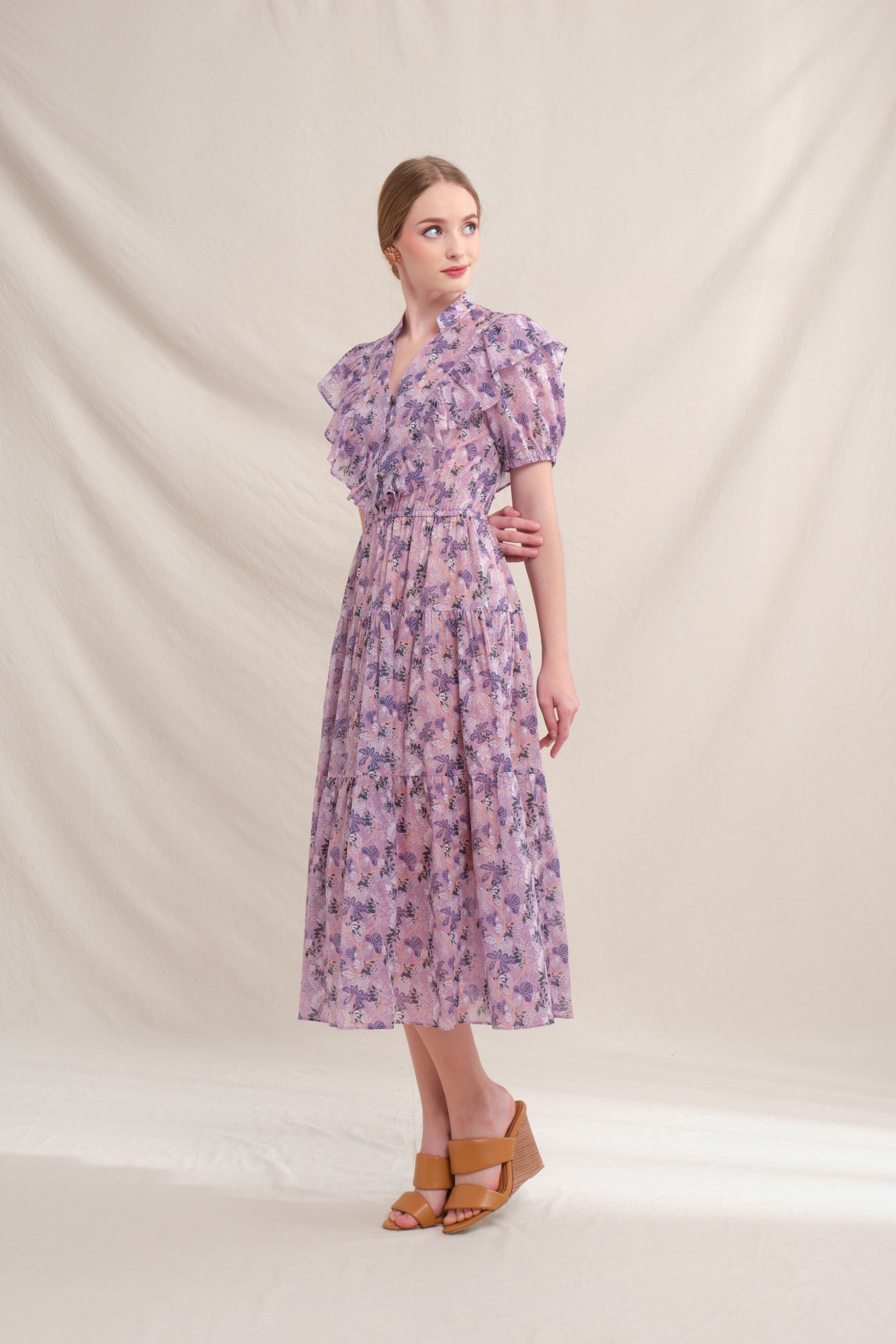 RUI Dress in Lavender Ashar