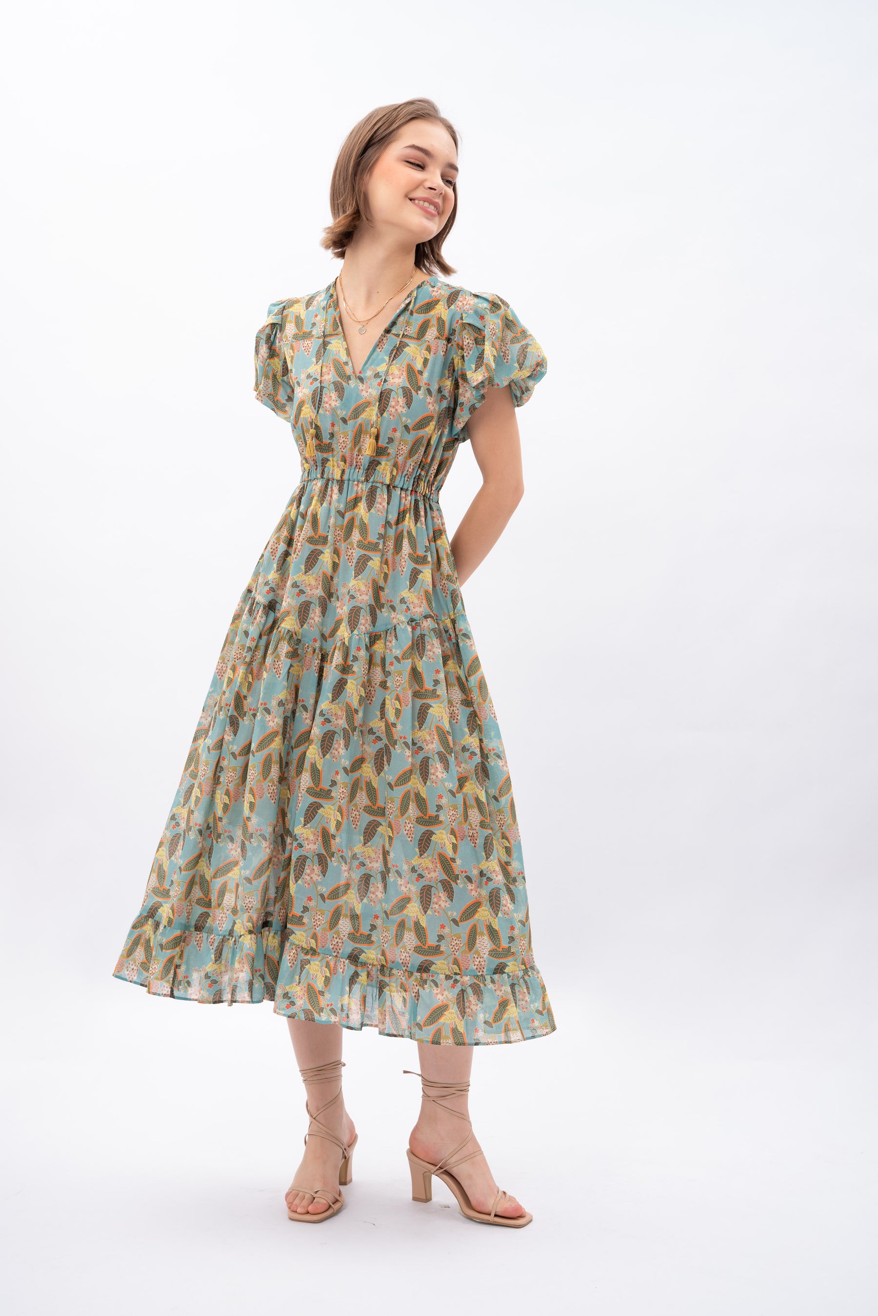 RUMI Dress in Gudeg Blue