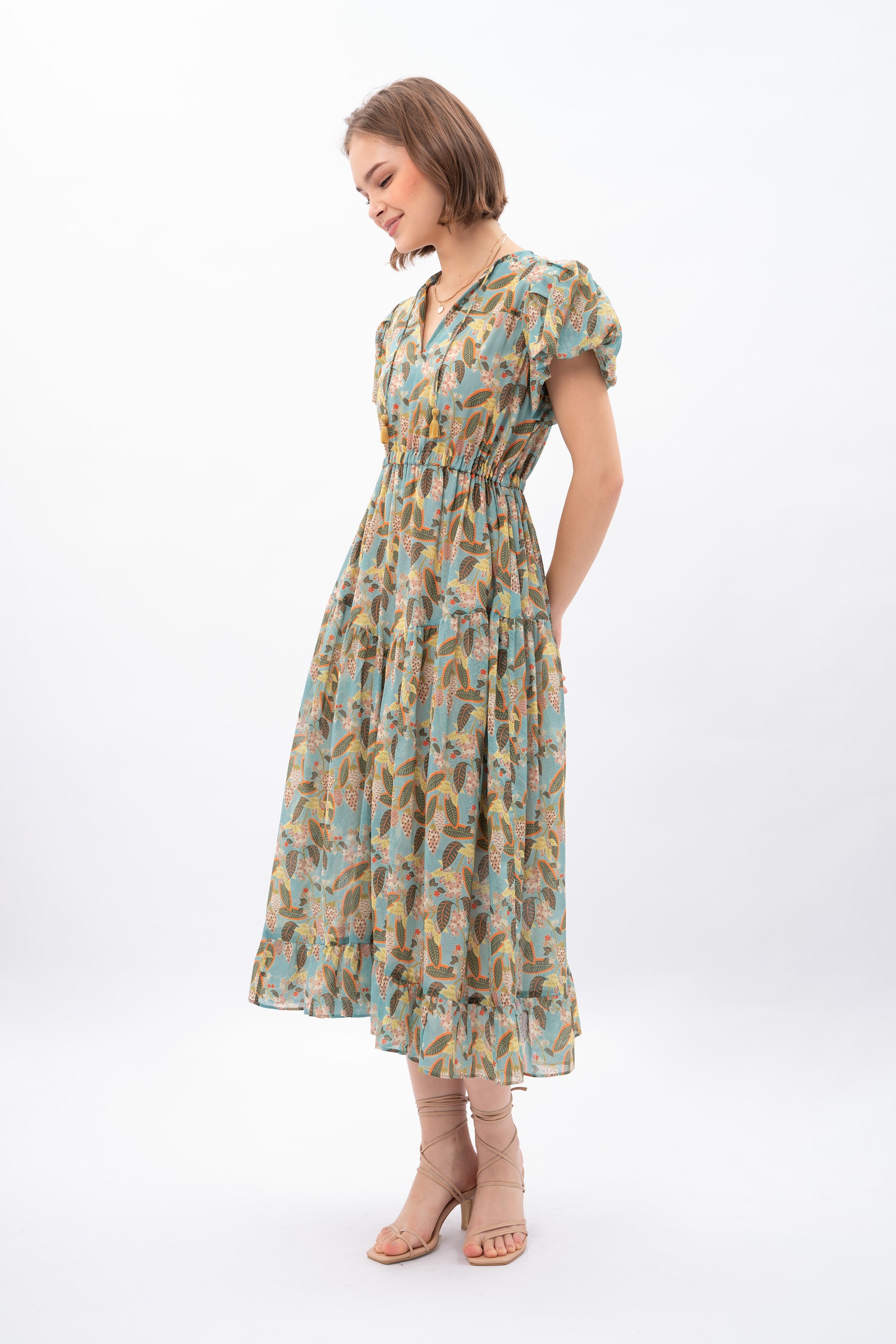 RUMI Dress in Gudeg Blue