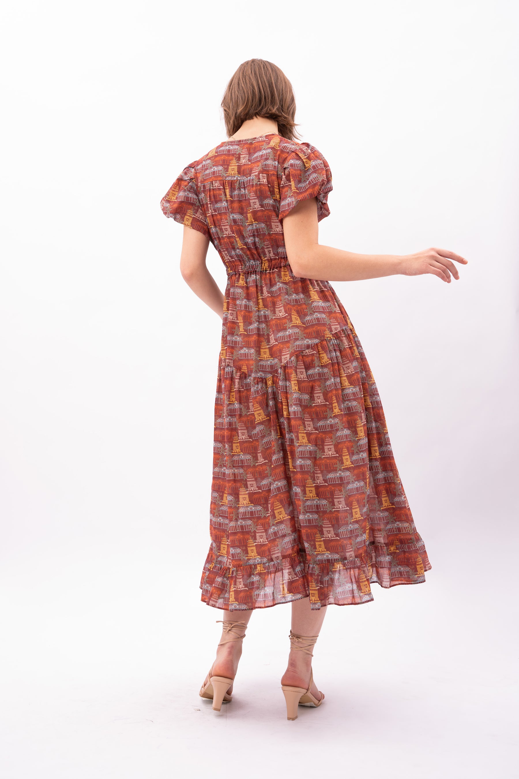RUMI Dress in Puri Red