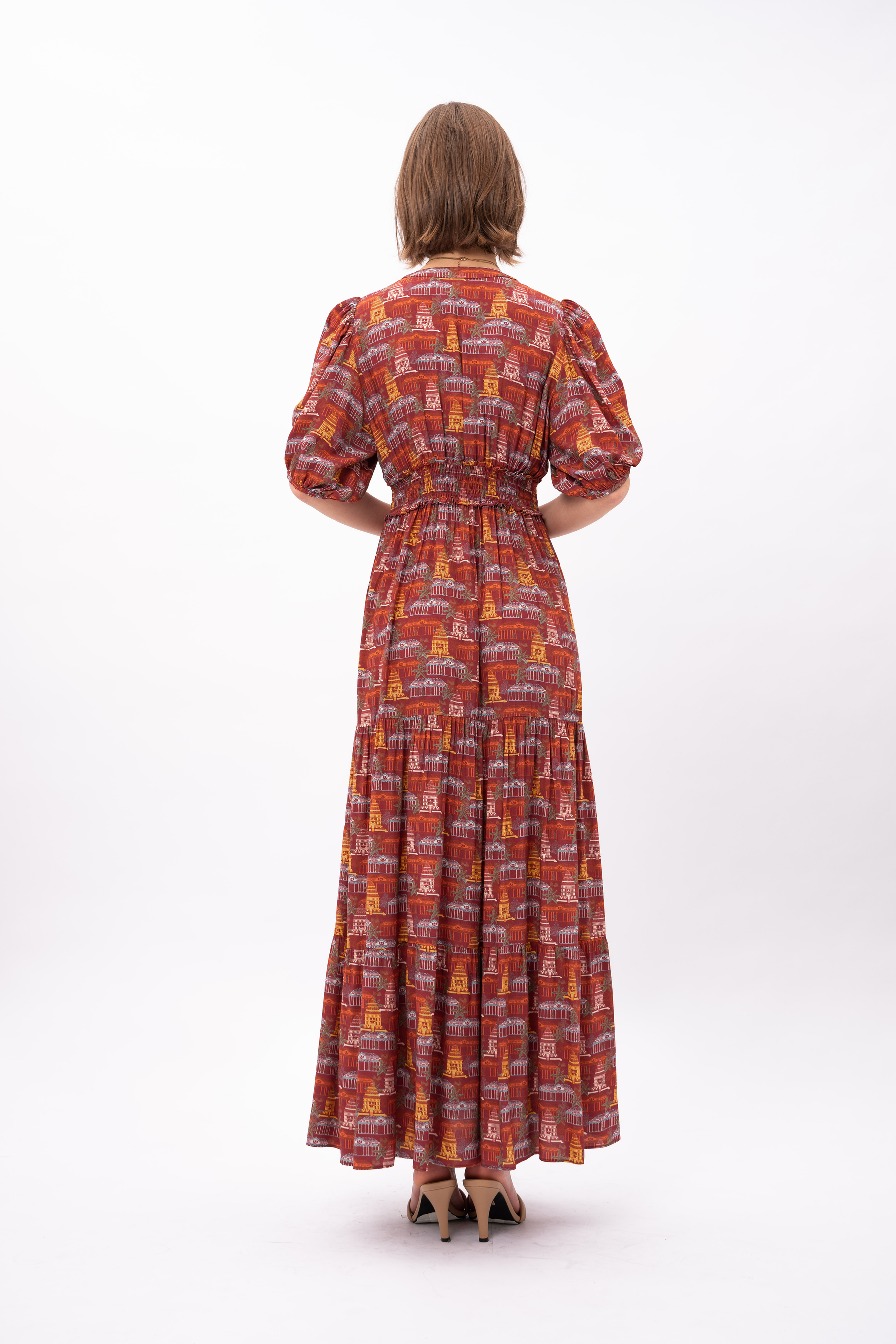 SAGE Dress in Puri Red