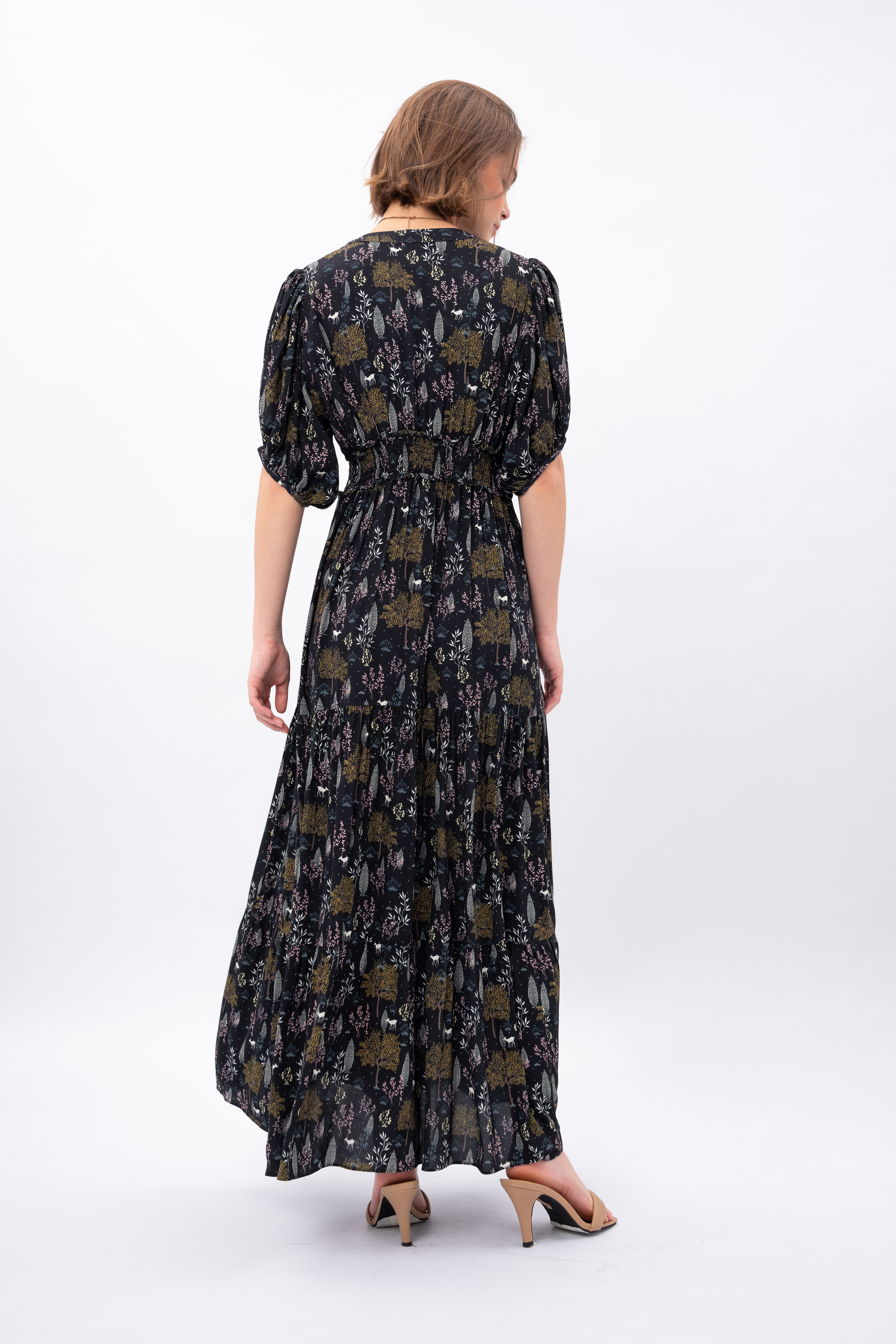 SAGE Dress in Taman Black