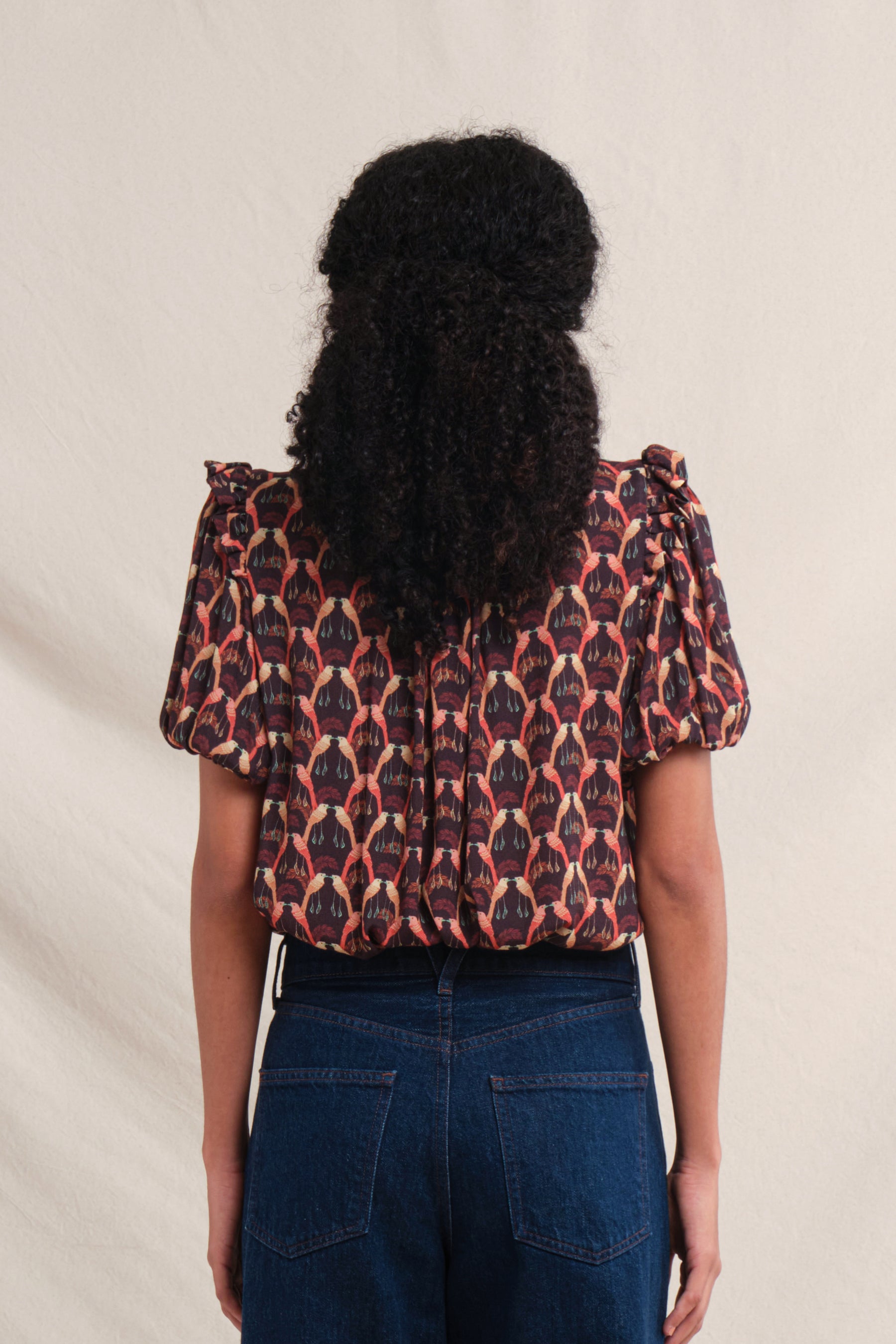 SAIA Top in Red Saeran
