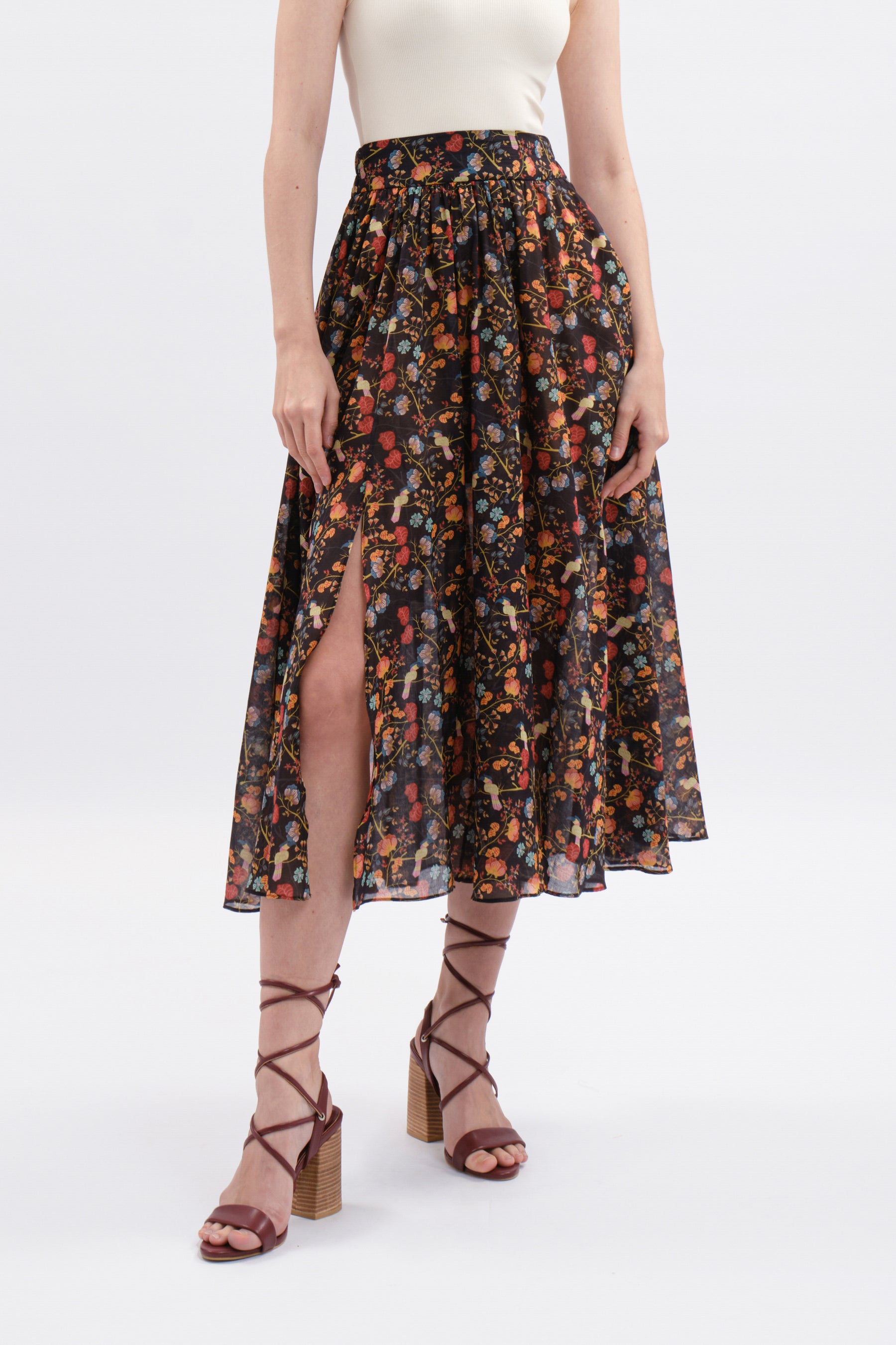 SALIMA Skirt in Black Maros