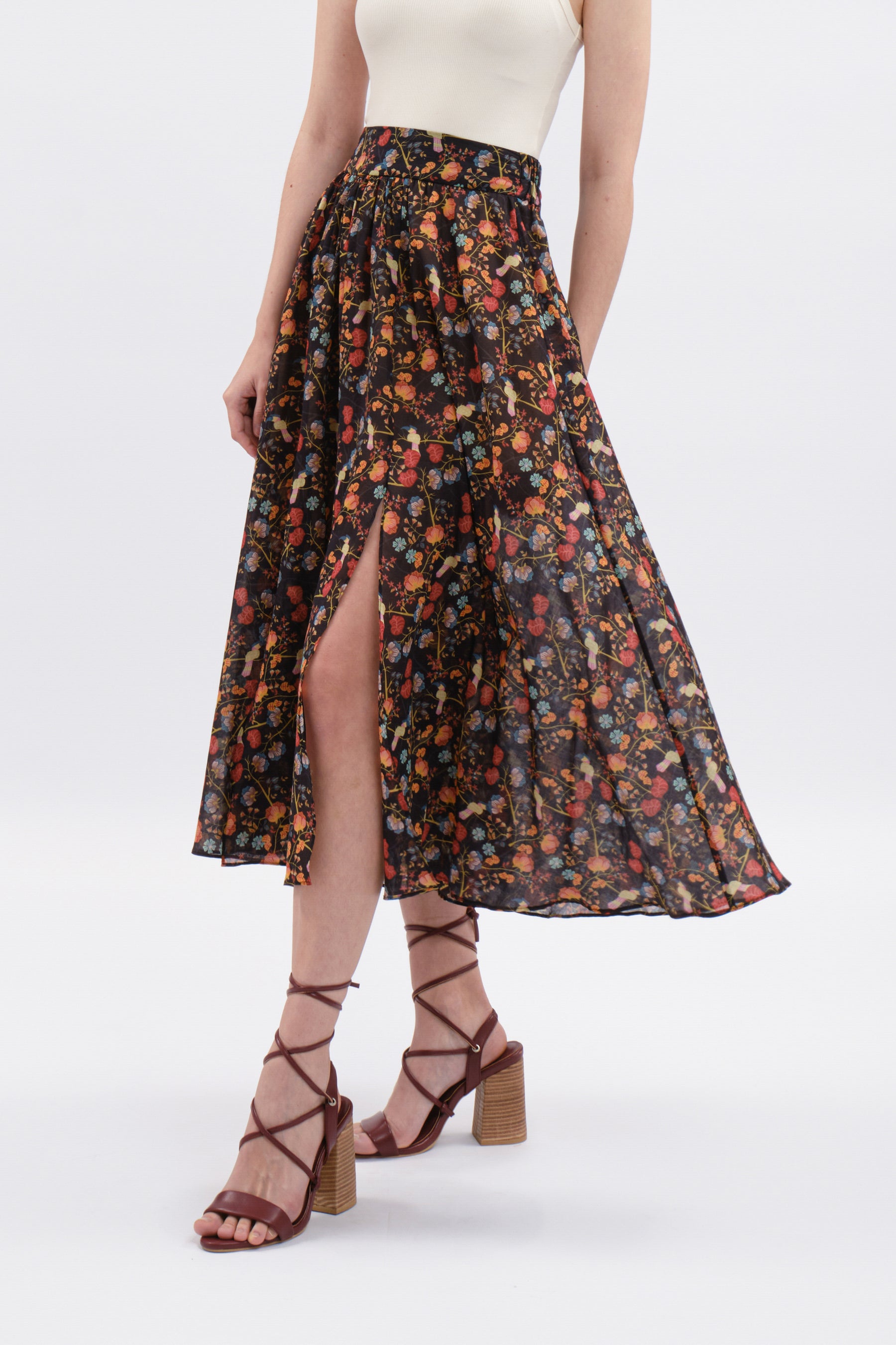 SALIMA Skirt in Black Maros
