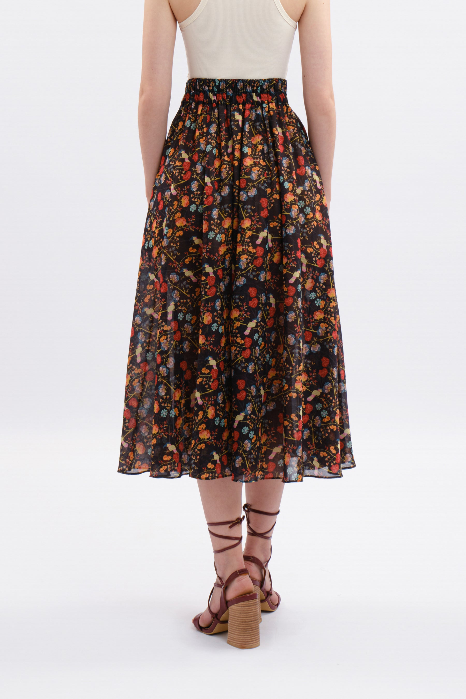 SALIMA Skirt in Black Maros