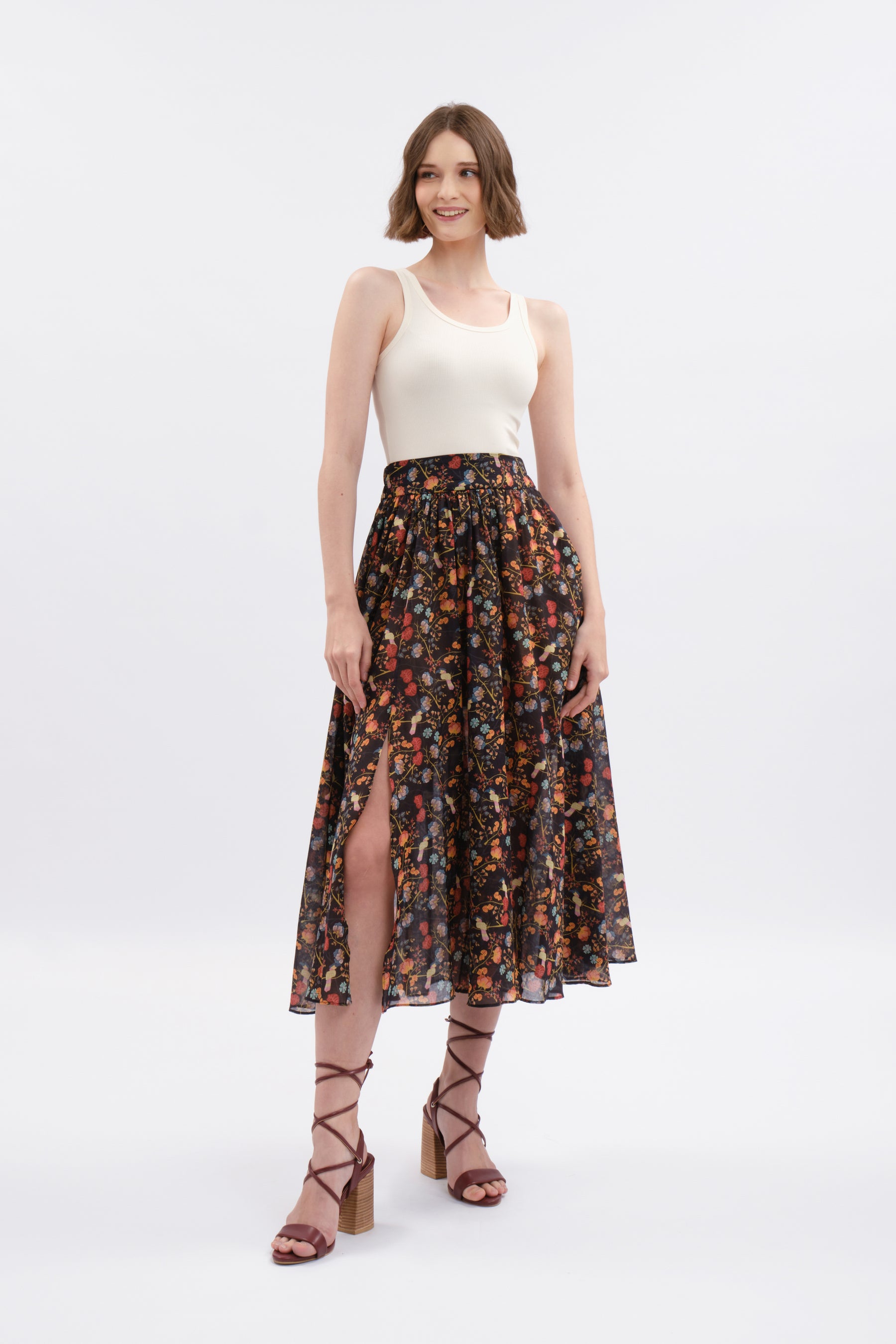 SALIMA Skirt in Black Maros