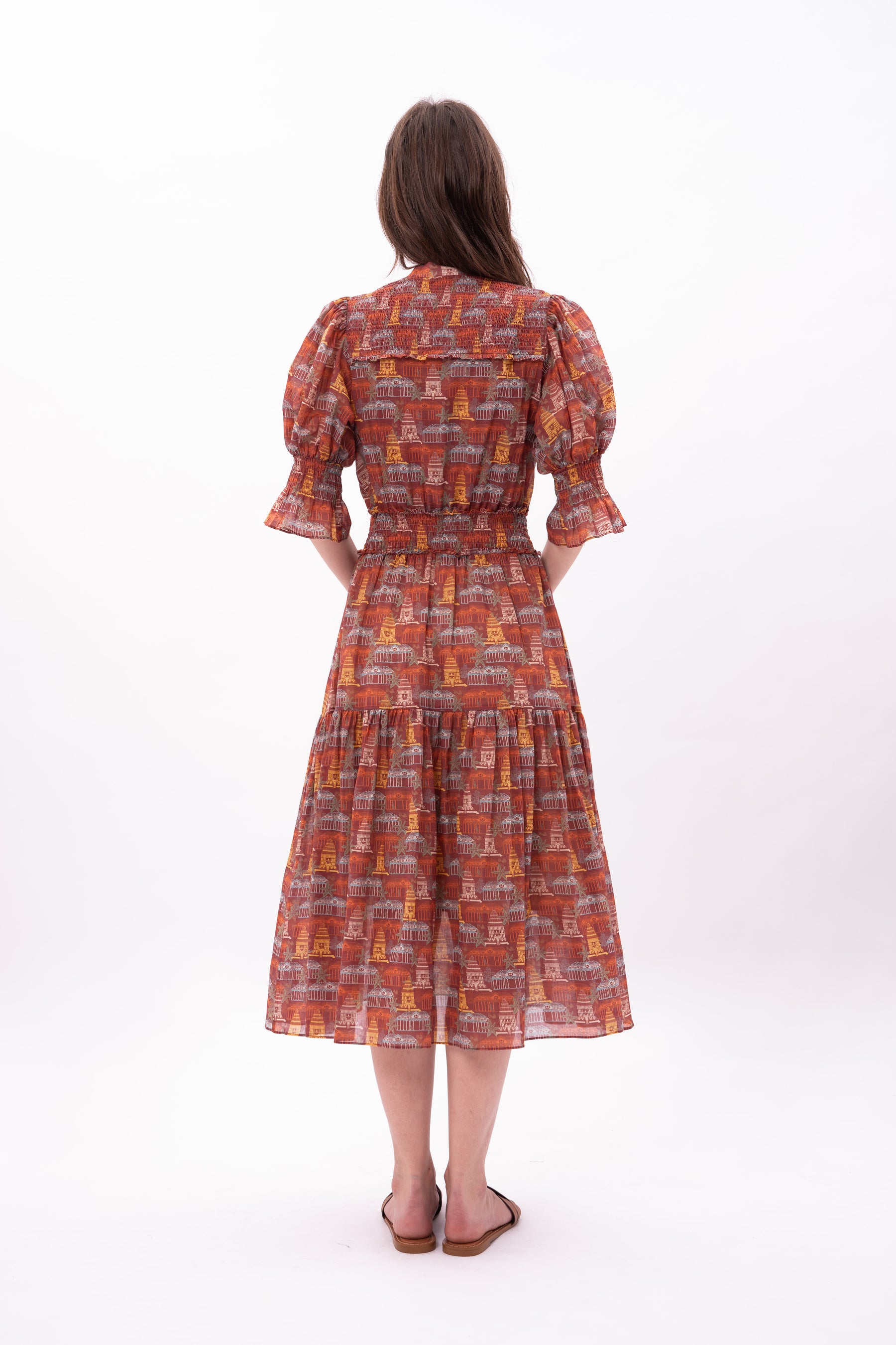 SHEERA Dress in Puri Red