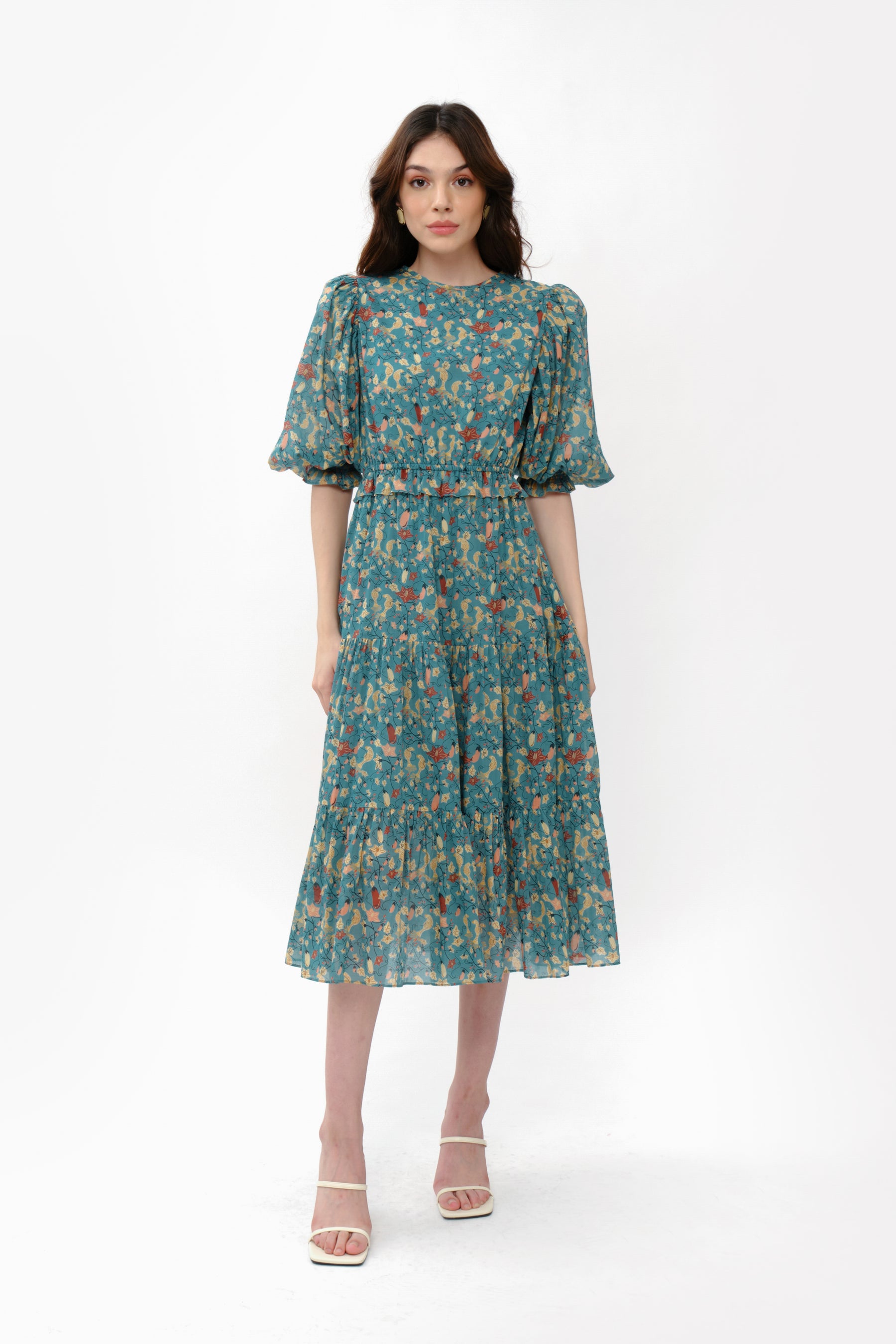 SIENNA Dress in Blue Terong
