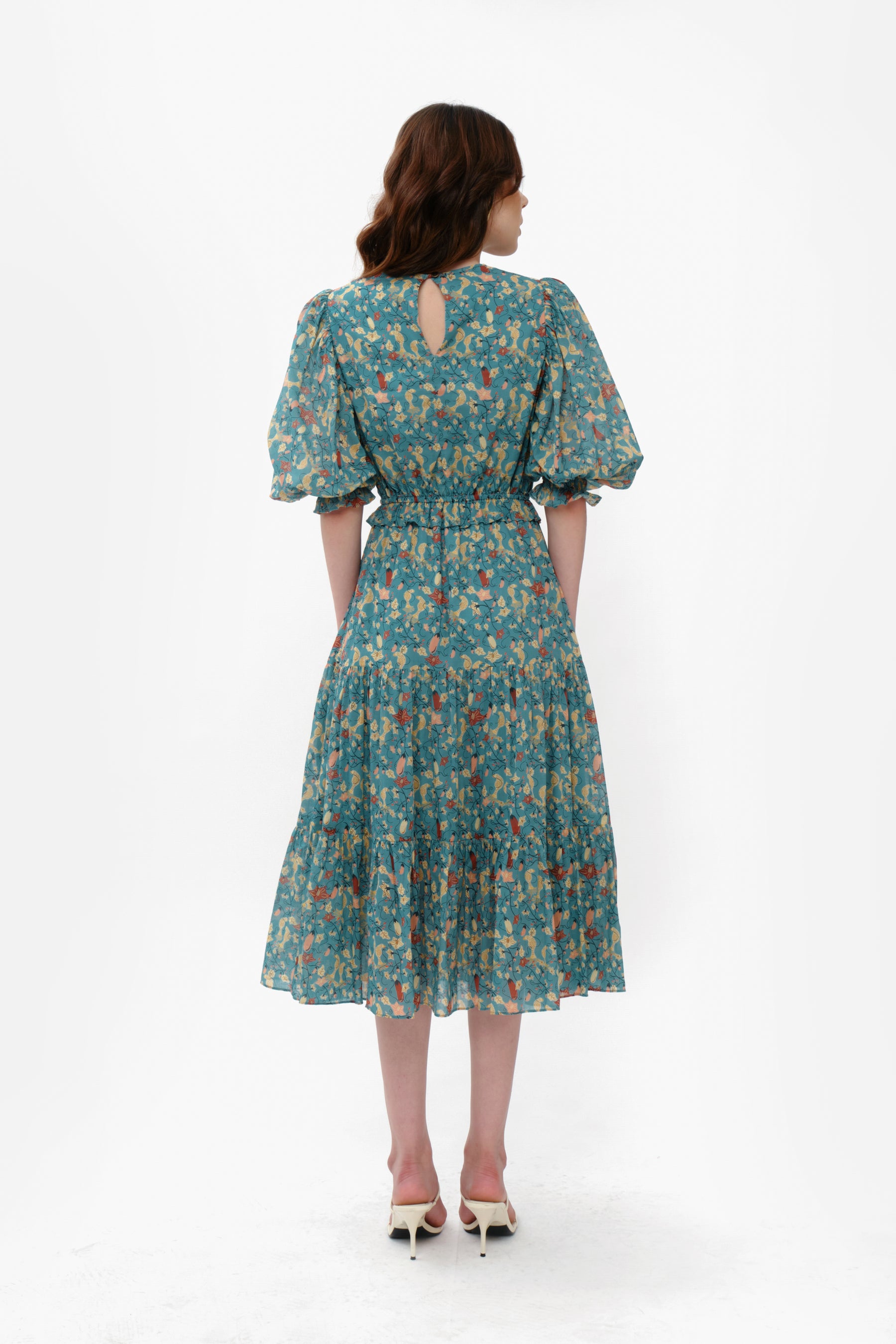 SIENNA Dress in Blue Terong