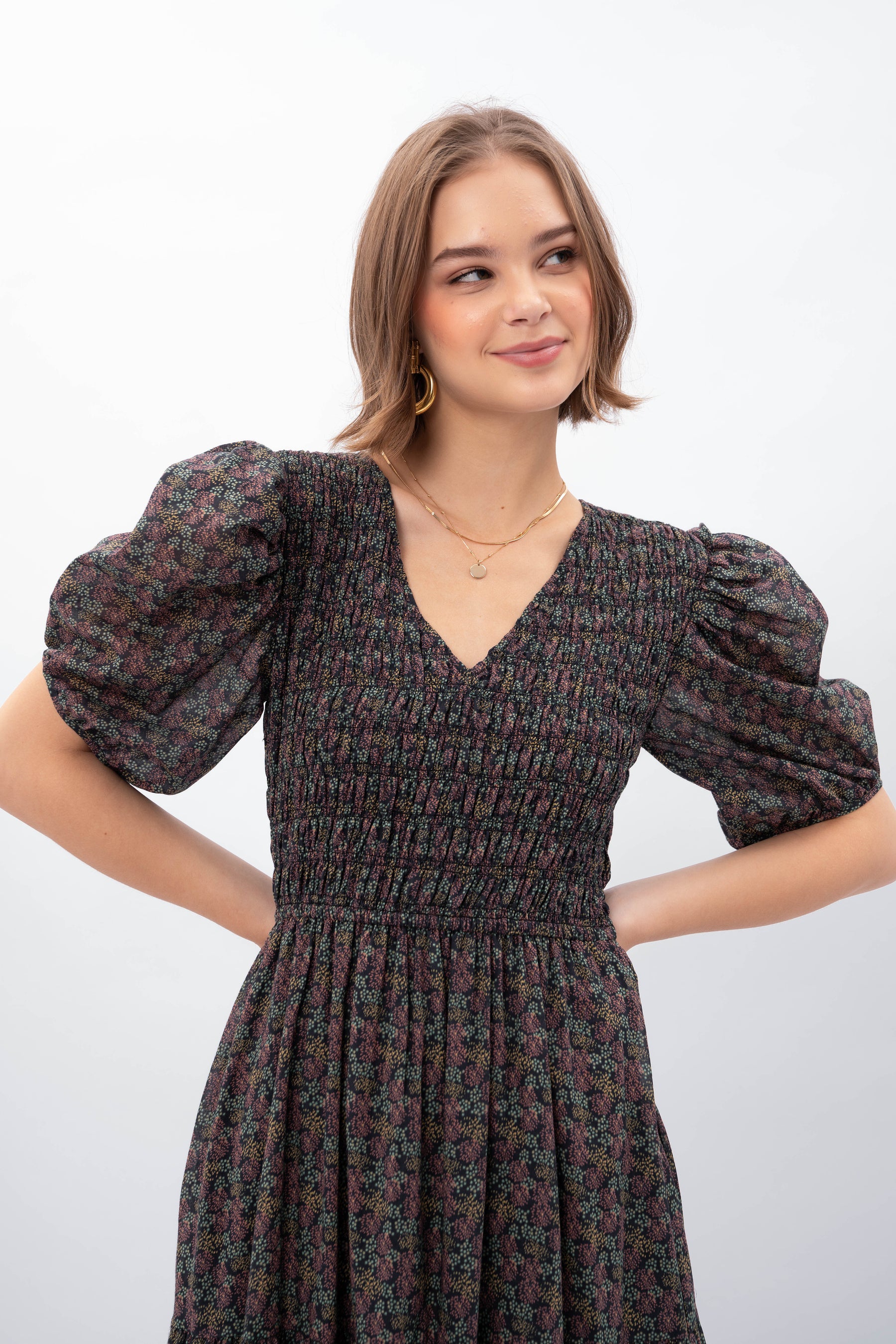 SOLARA Dress in Kilau Black