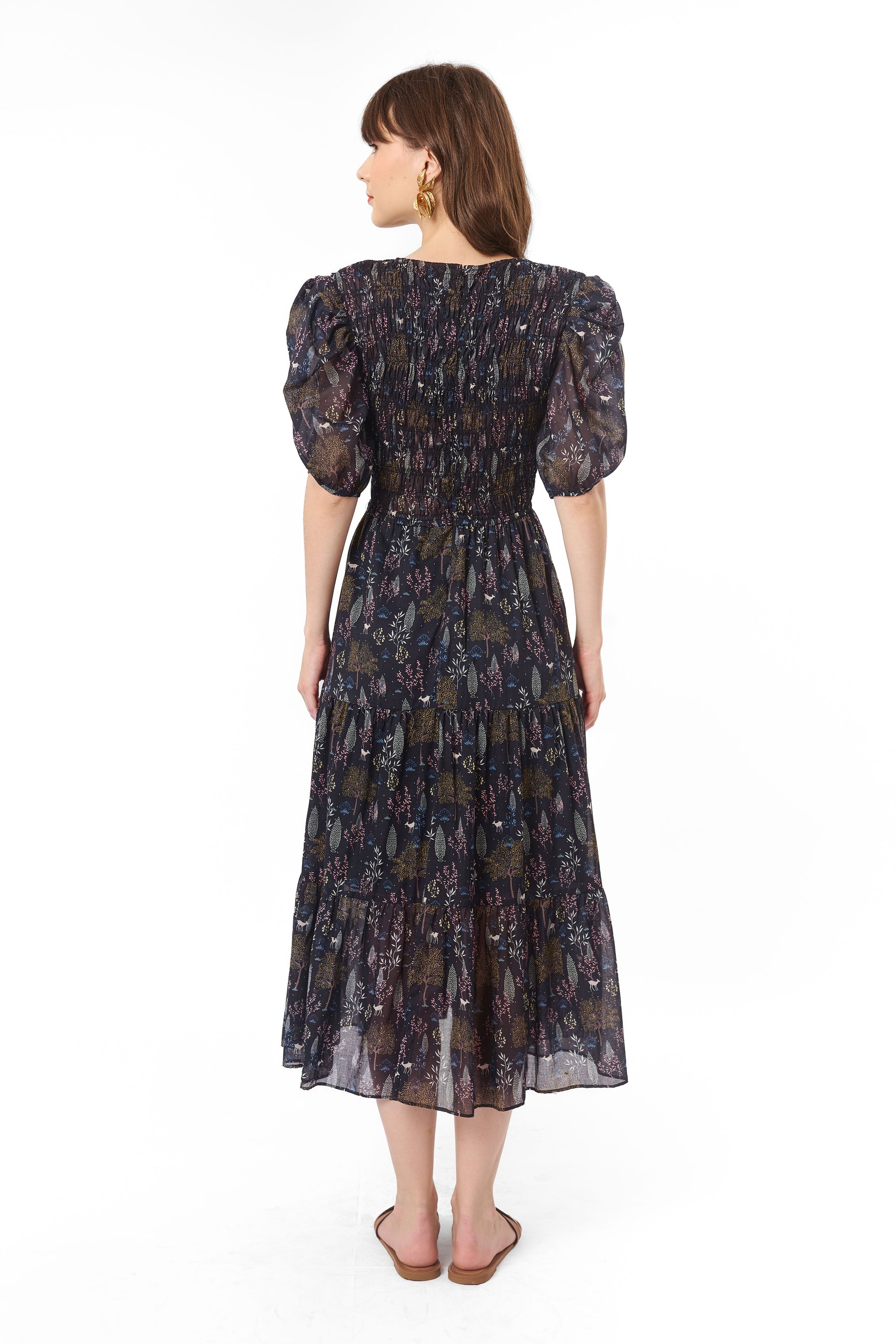 SOLARA Dress in Taman Black