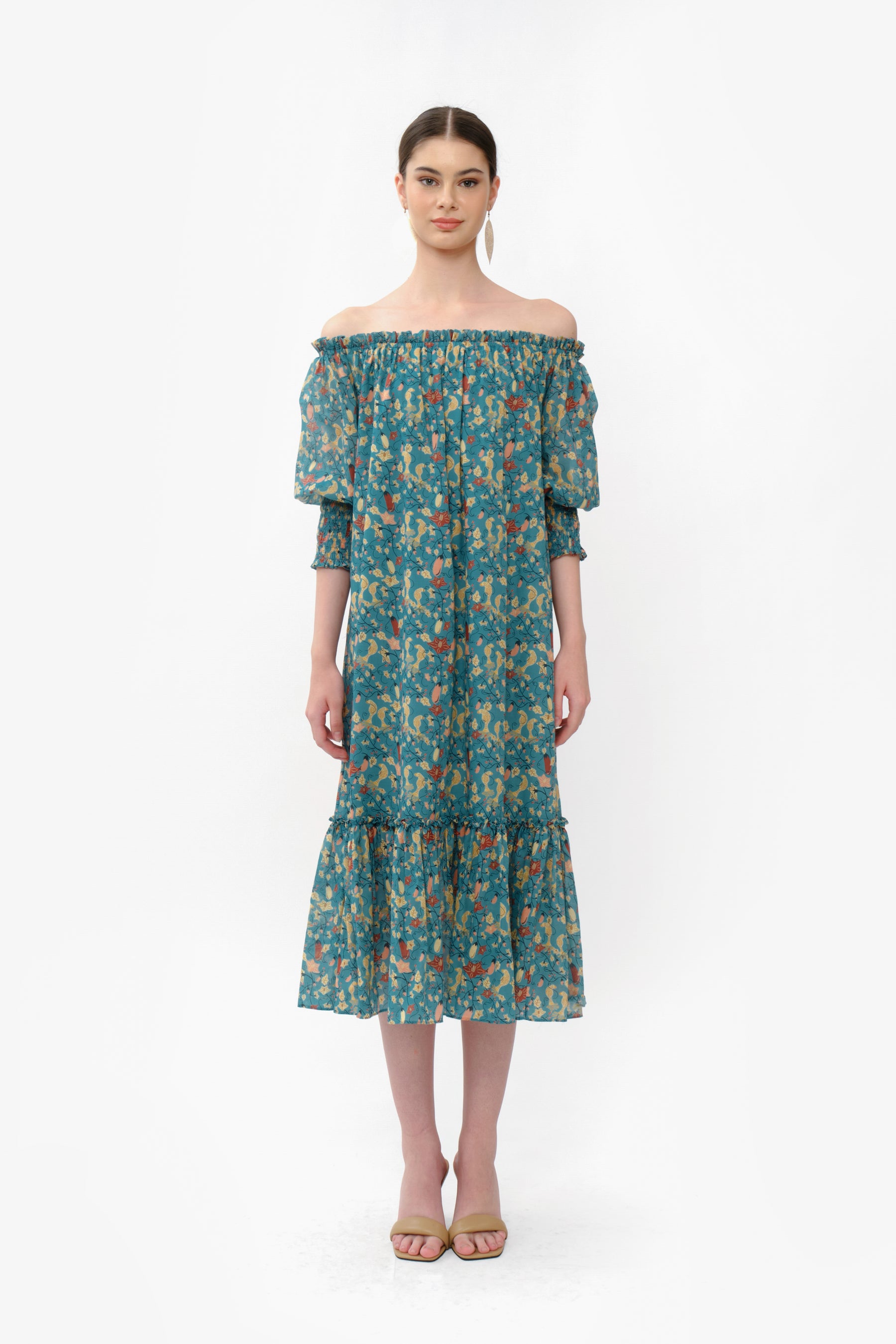 TALULA Dress in Blue Terong