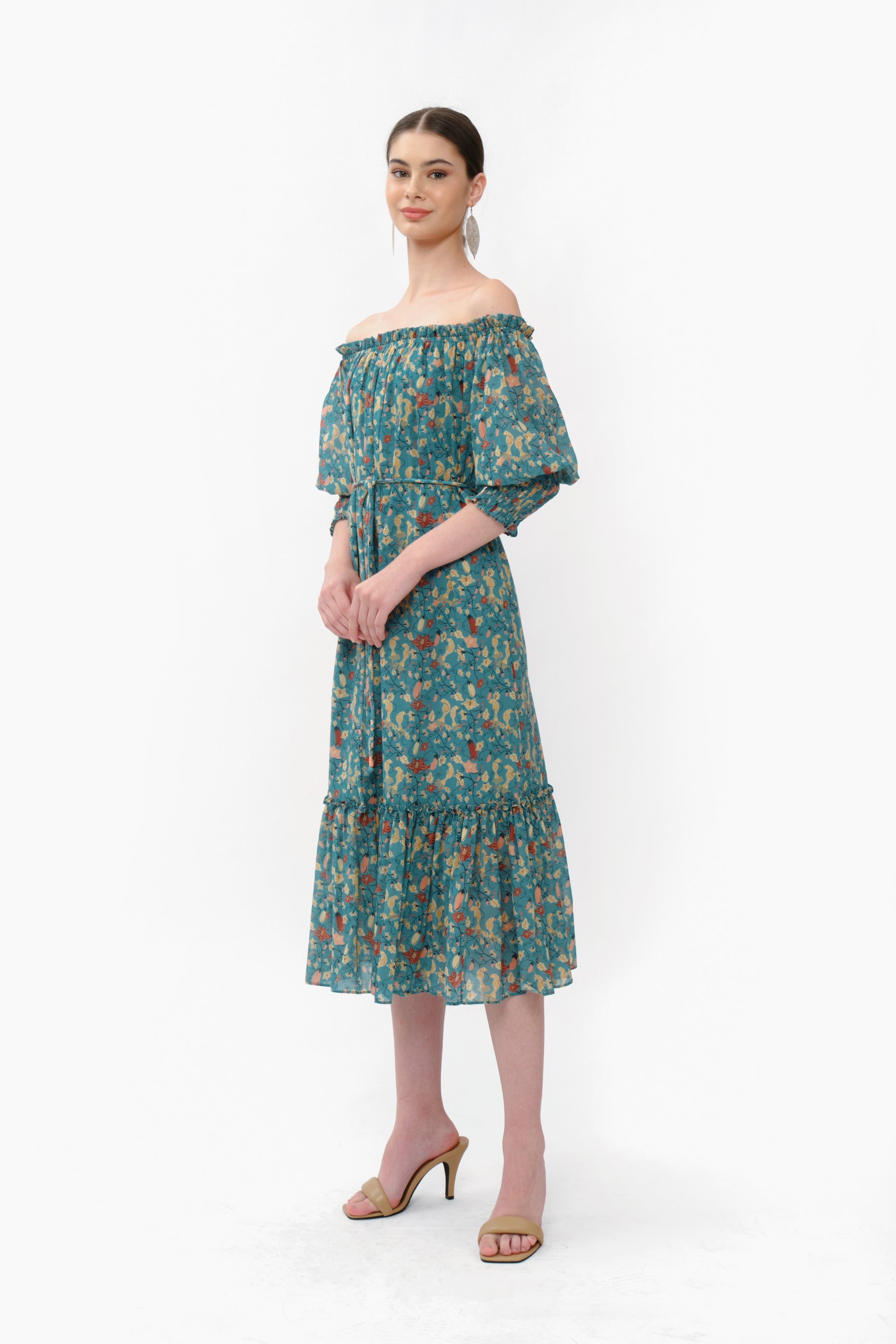 TALULA Dress in Blue Terong