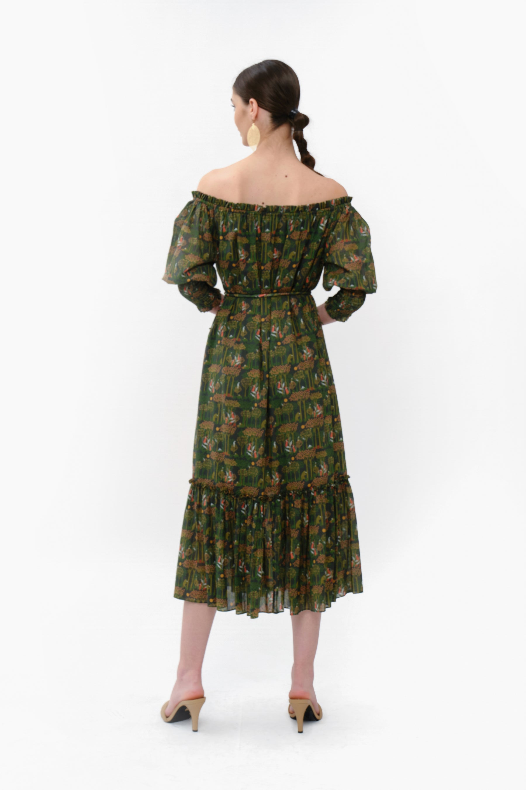 TALULA Dress in Green Forest