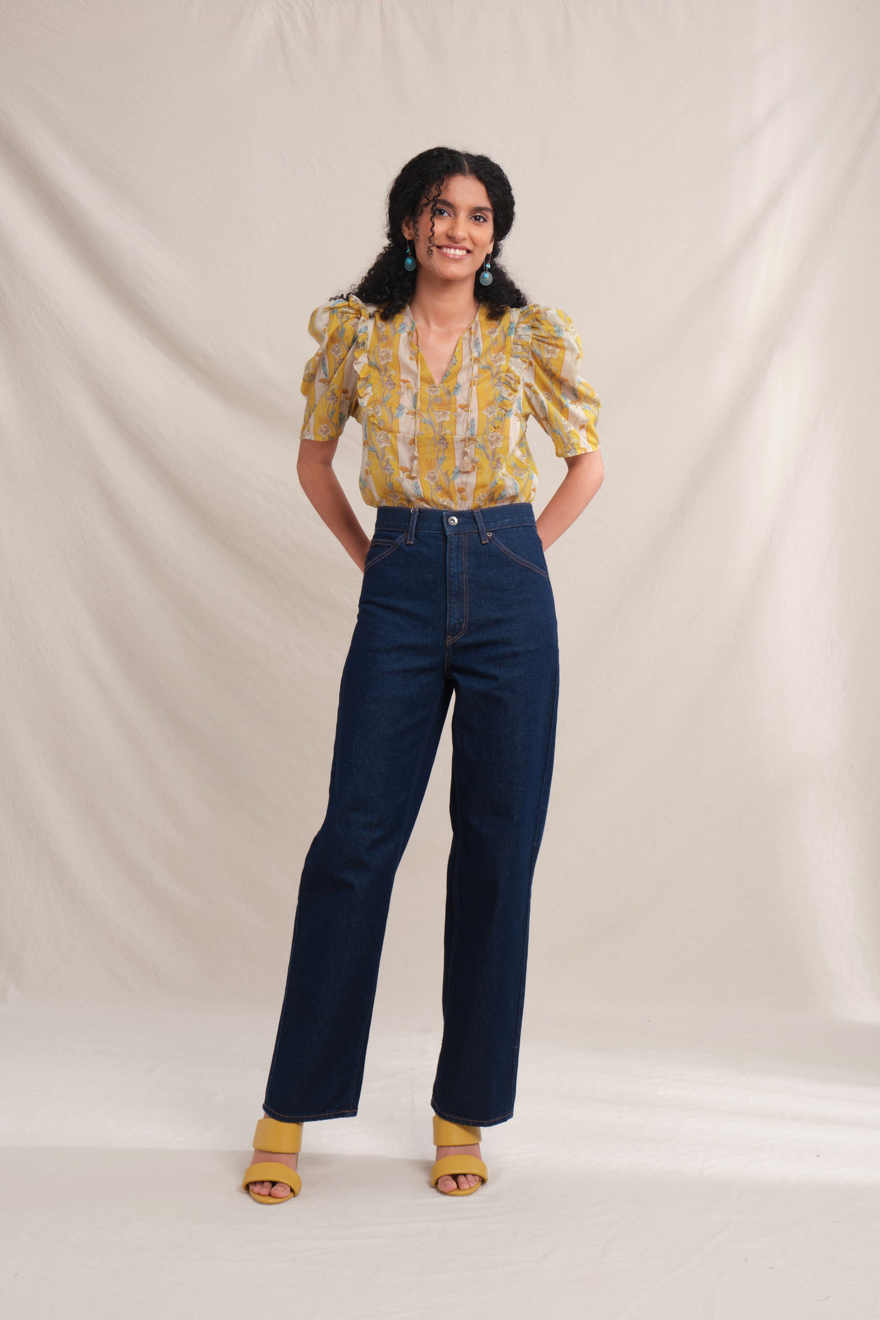 TAMI Top in Yellow Jalapa