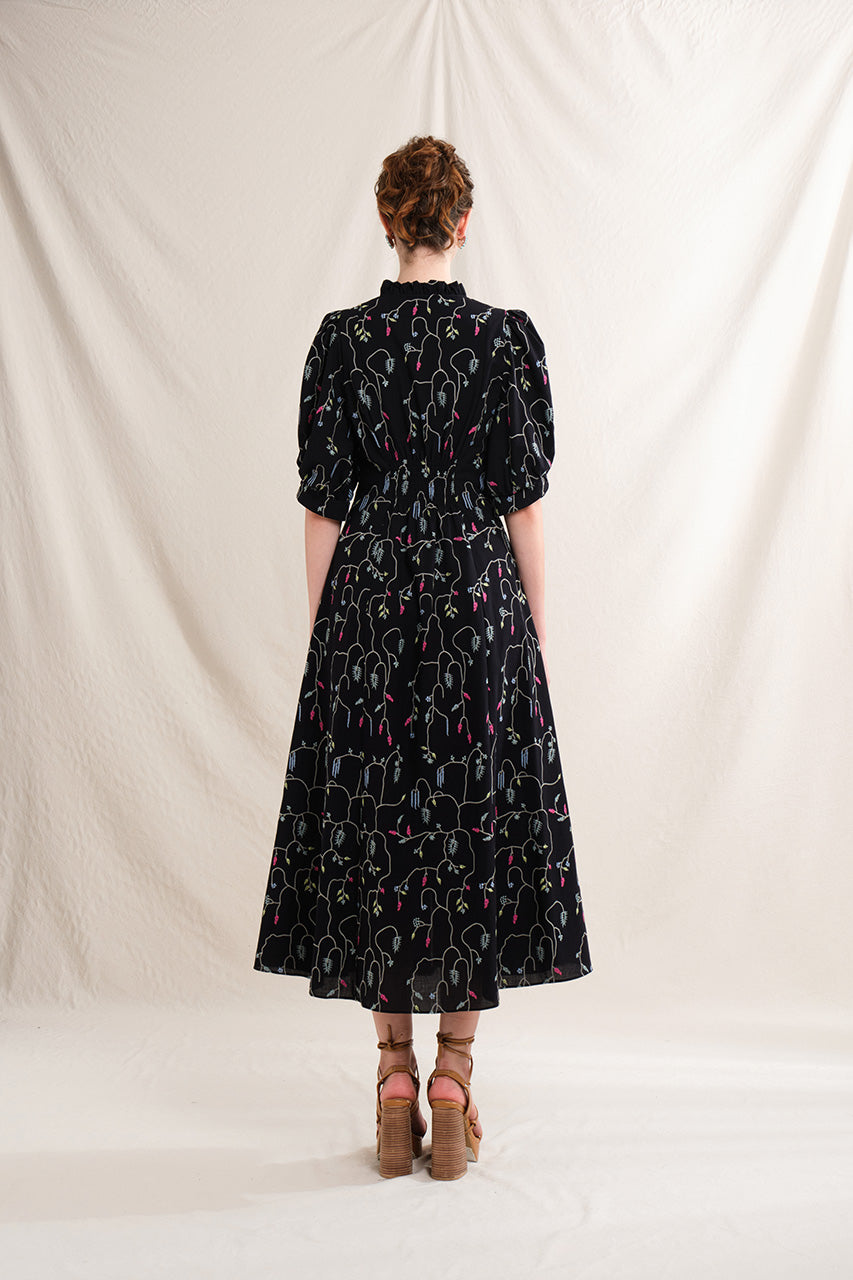 TINA Dress in Black Lada