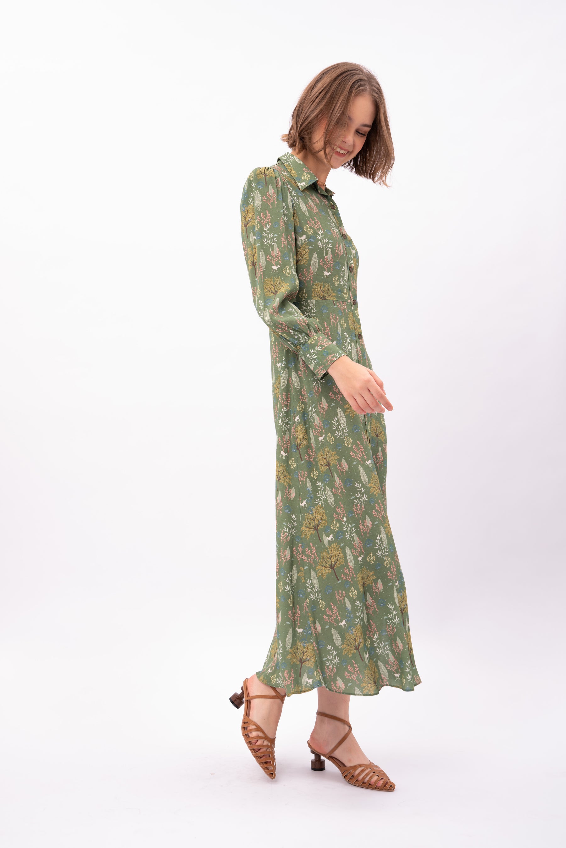 UMA Dress in Taman Green