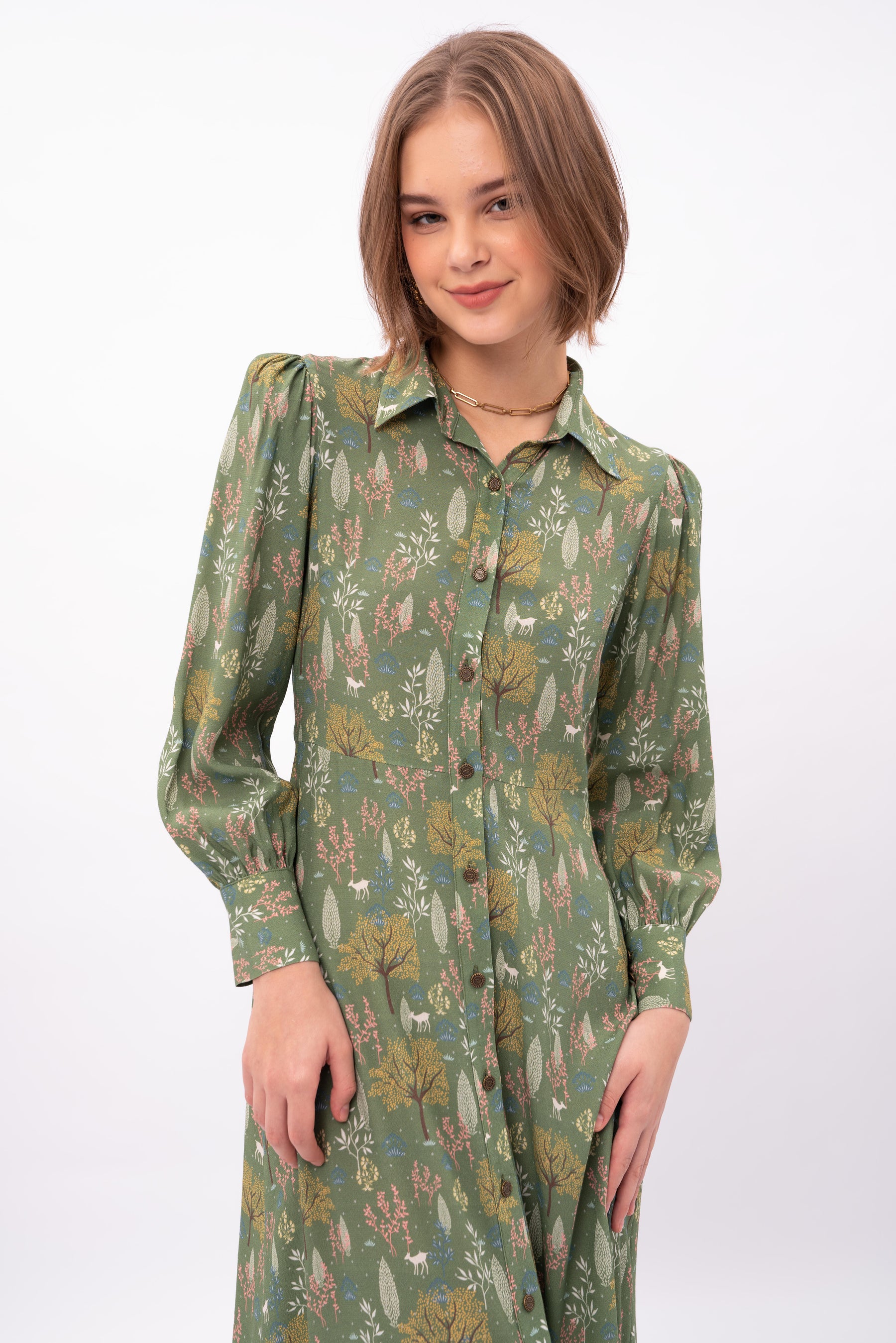 UMA Dress in Taman Green
