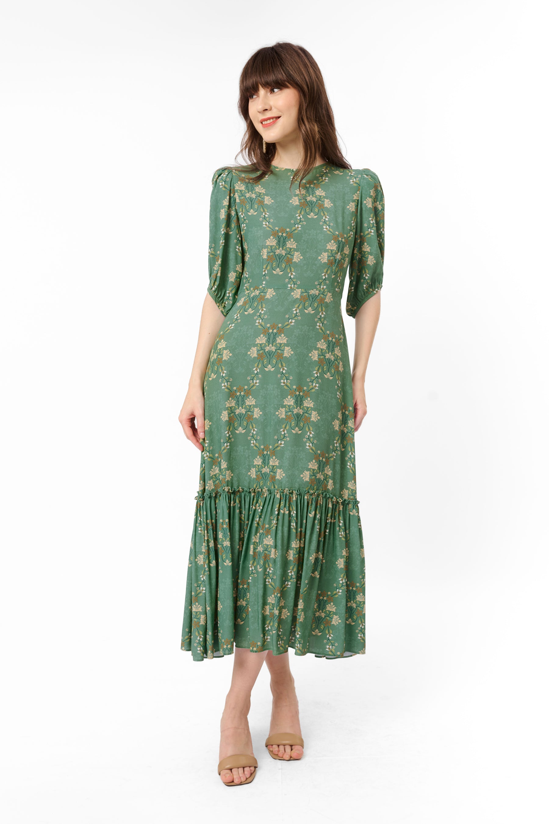 VARAYA Dress in Sulur Mint