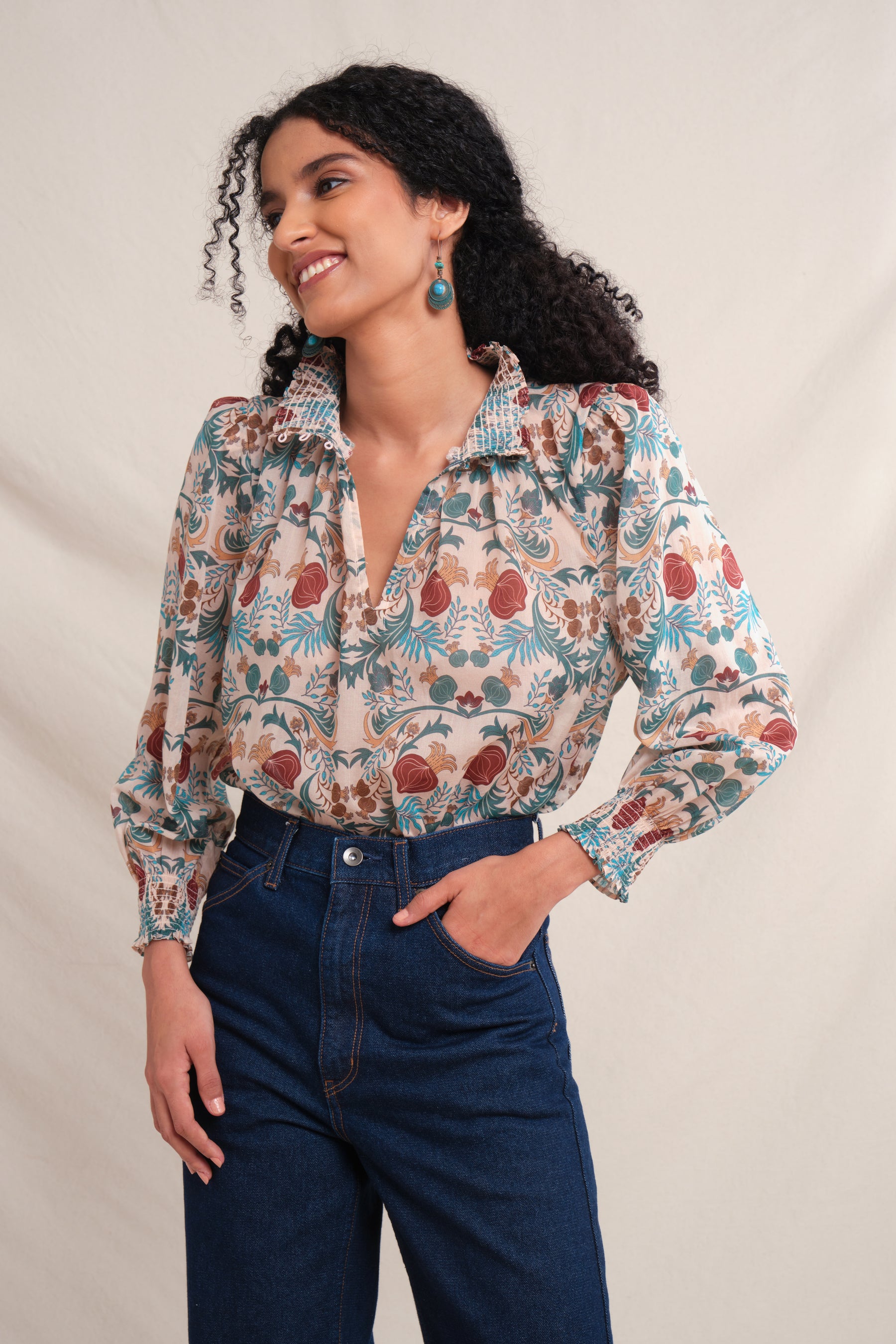VERA Top in Beige Delima
