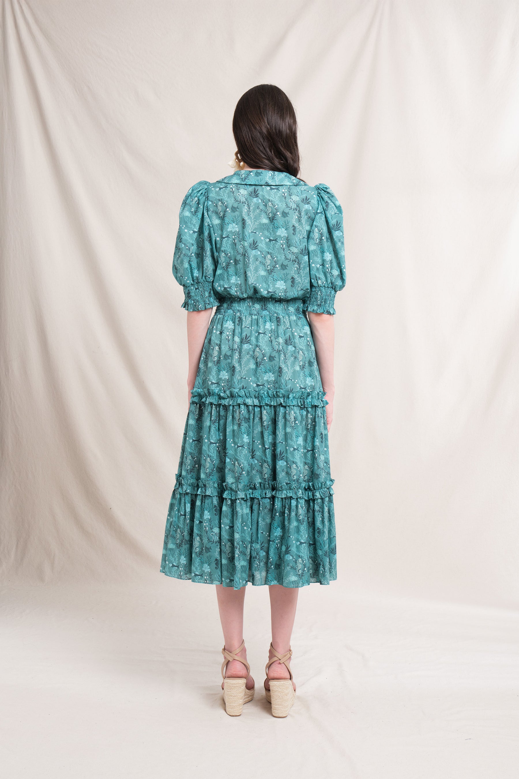 ZETA Dress in Blue Minanga