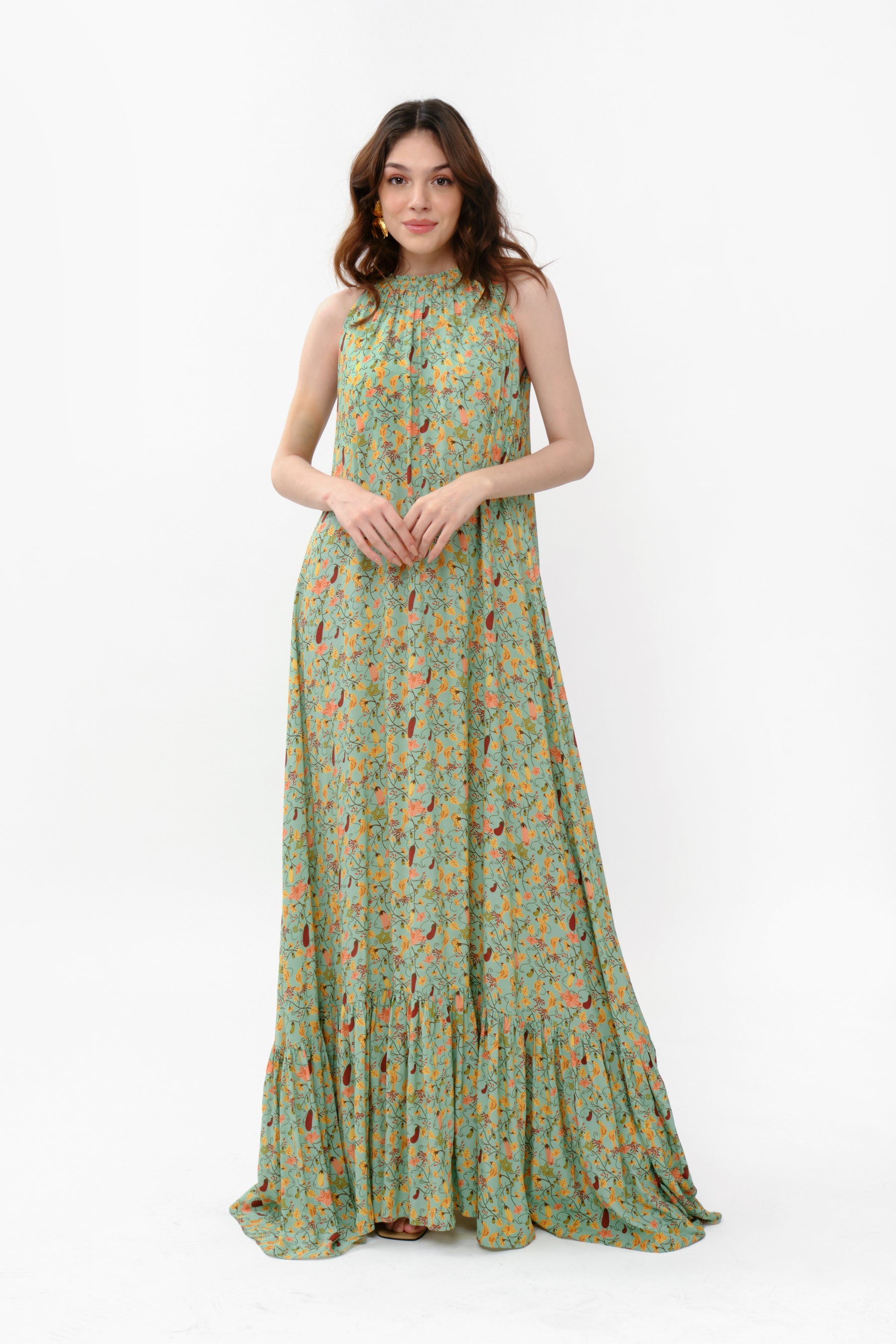 ZURI Dress in Turquoise Terong