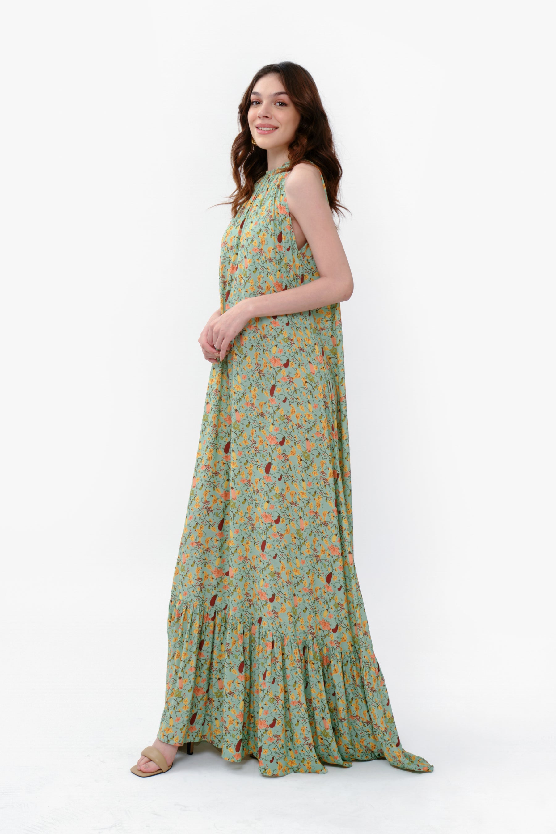 ZURI Dress in Turquoise Terong