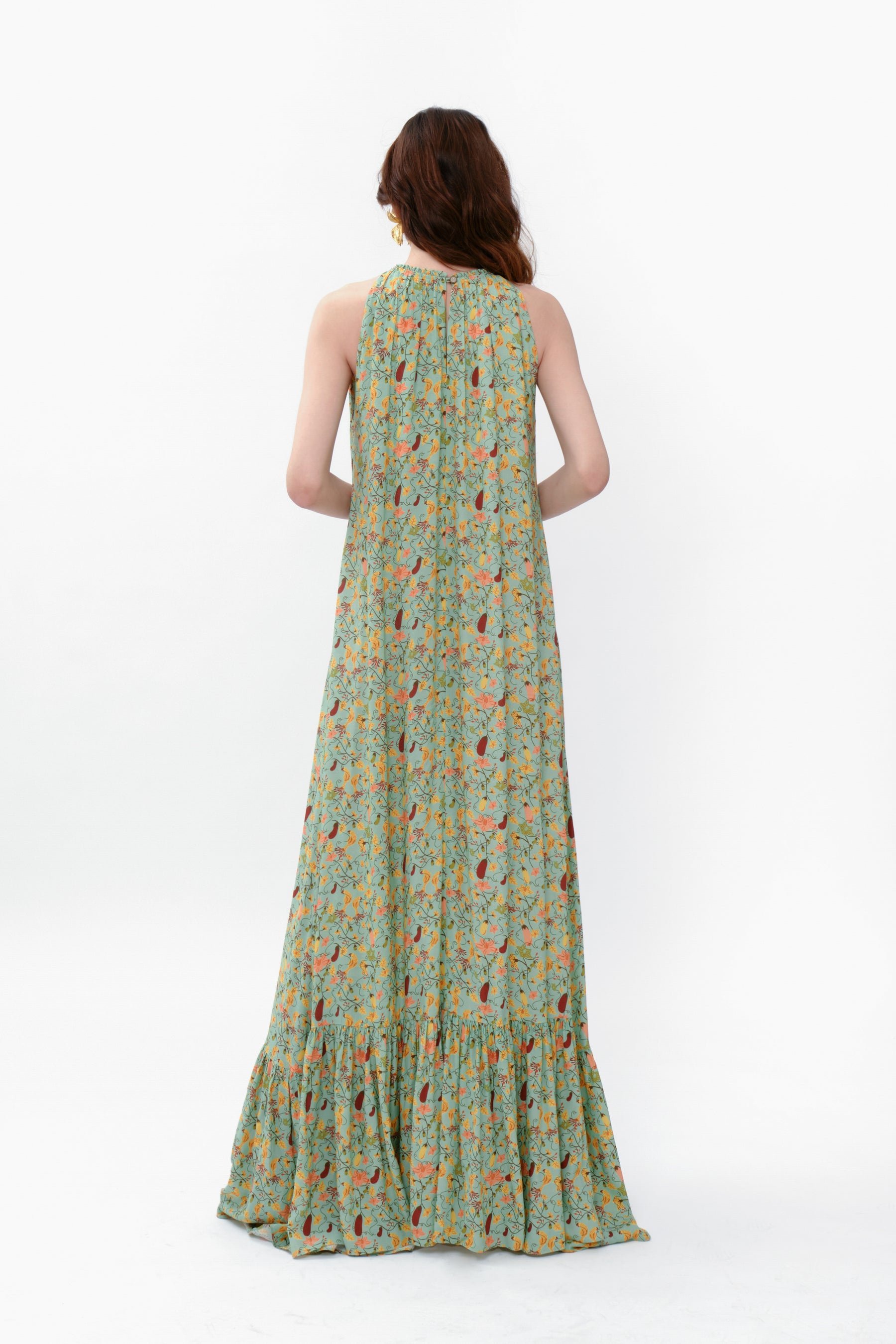 ZURI Dress in Turquoise Terong