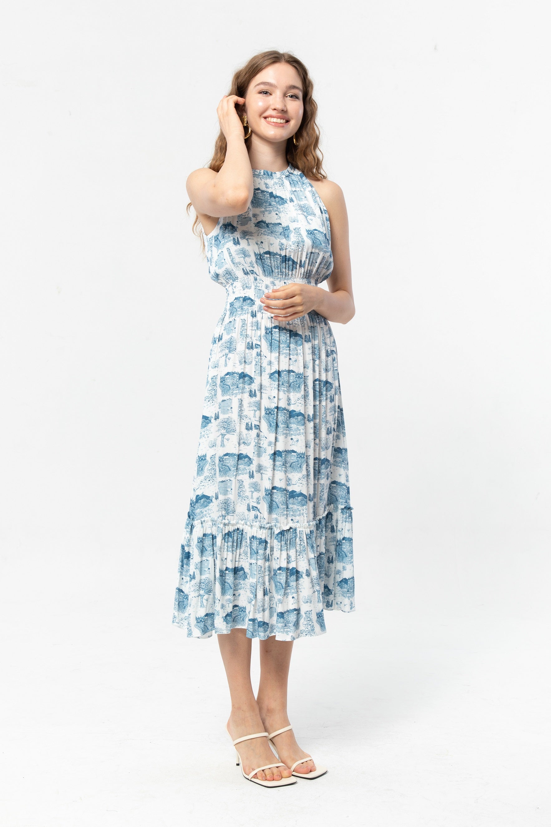 ASA Dress in Blue Gadang