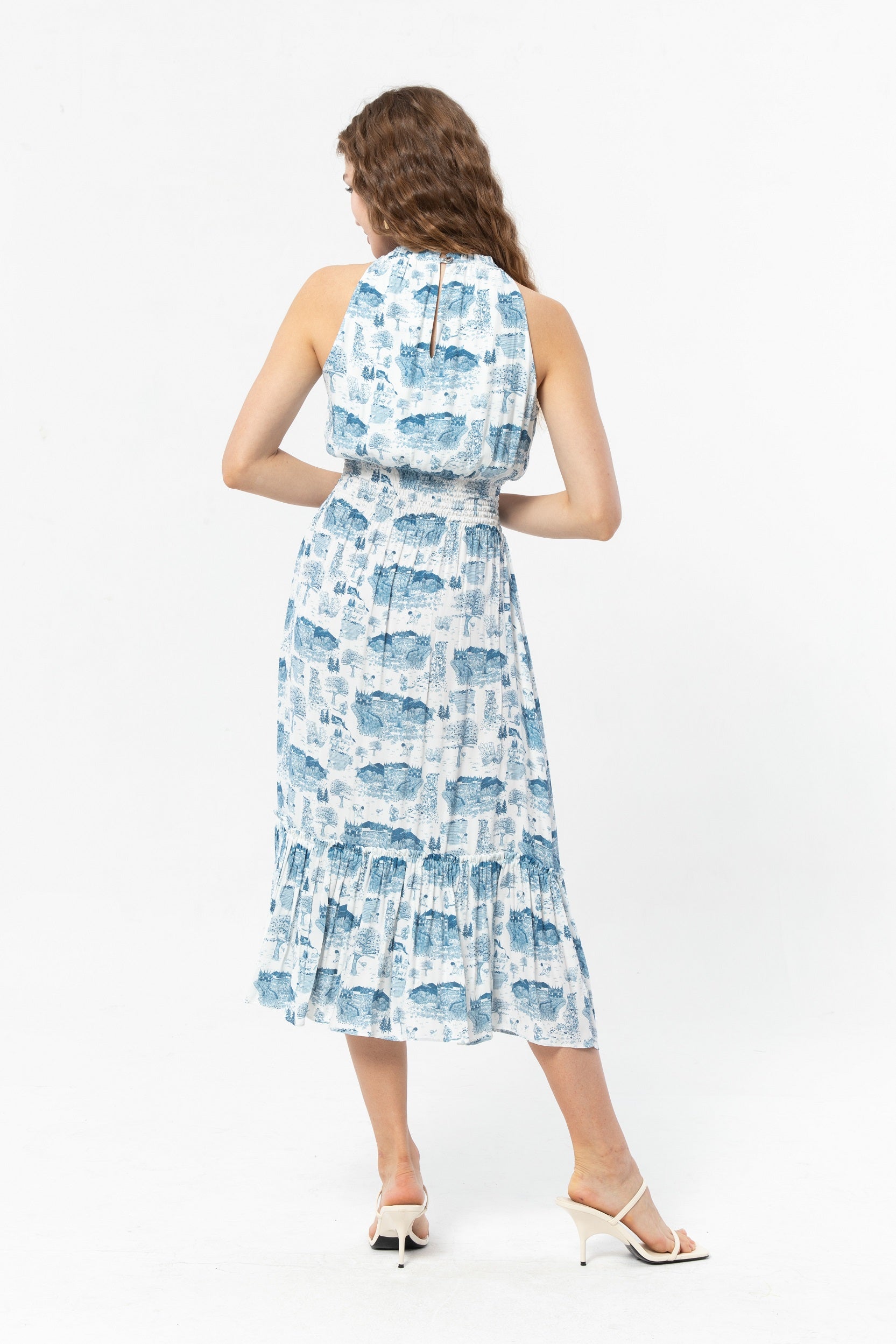 ASA Dress in Blue Gadang