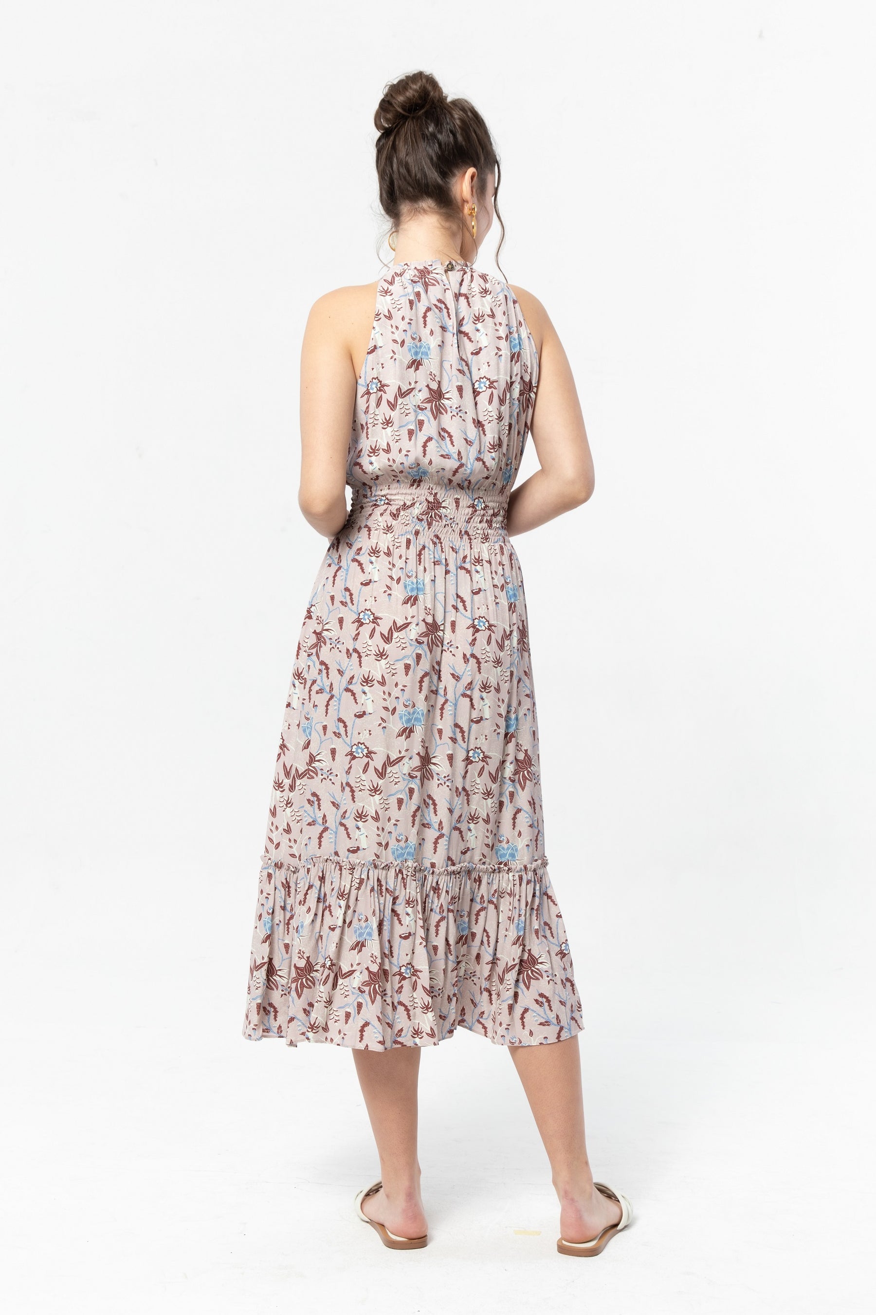 ASA Dress in Maroon Spices