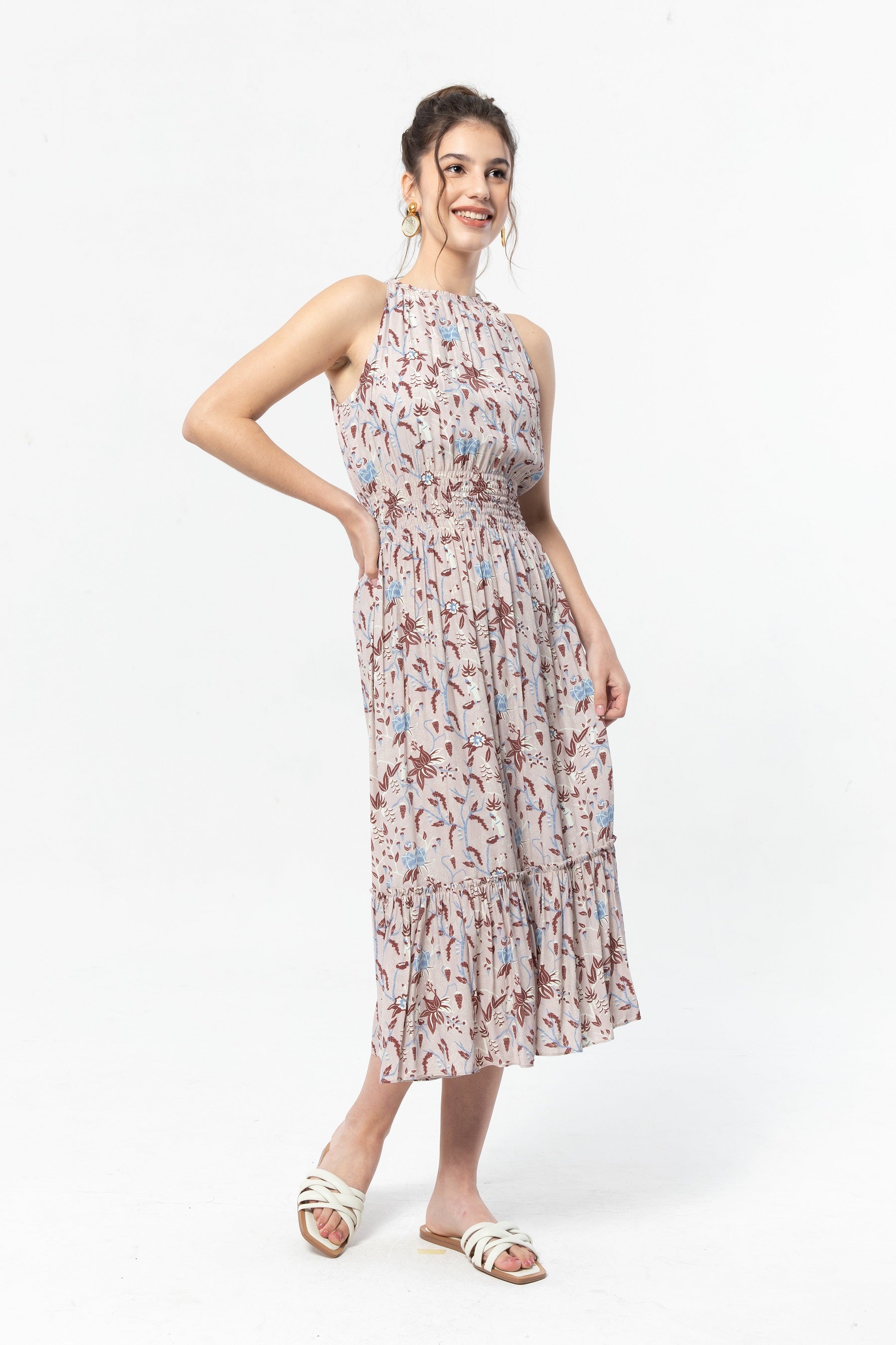 ASA Dress in Maroon Spices