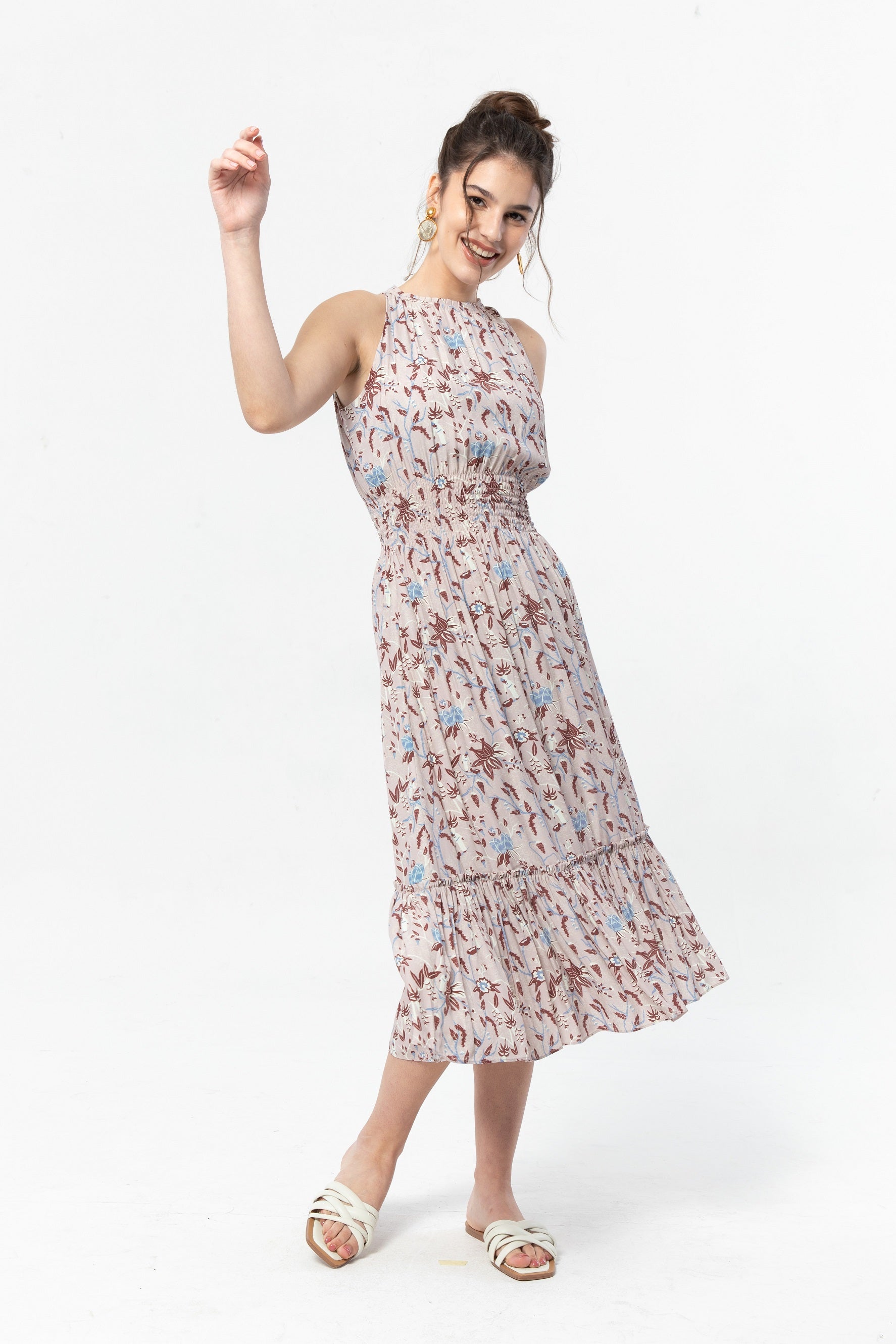 ASA Dress in Maroon Spices