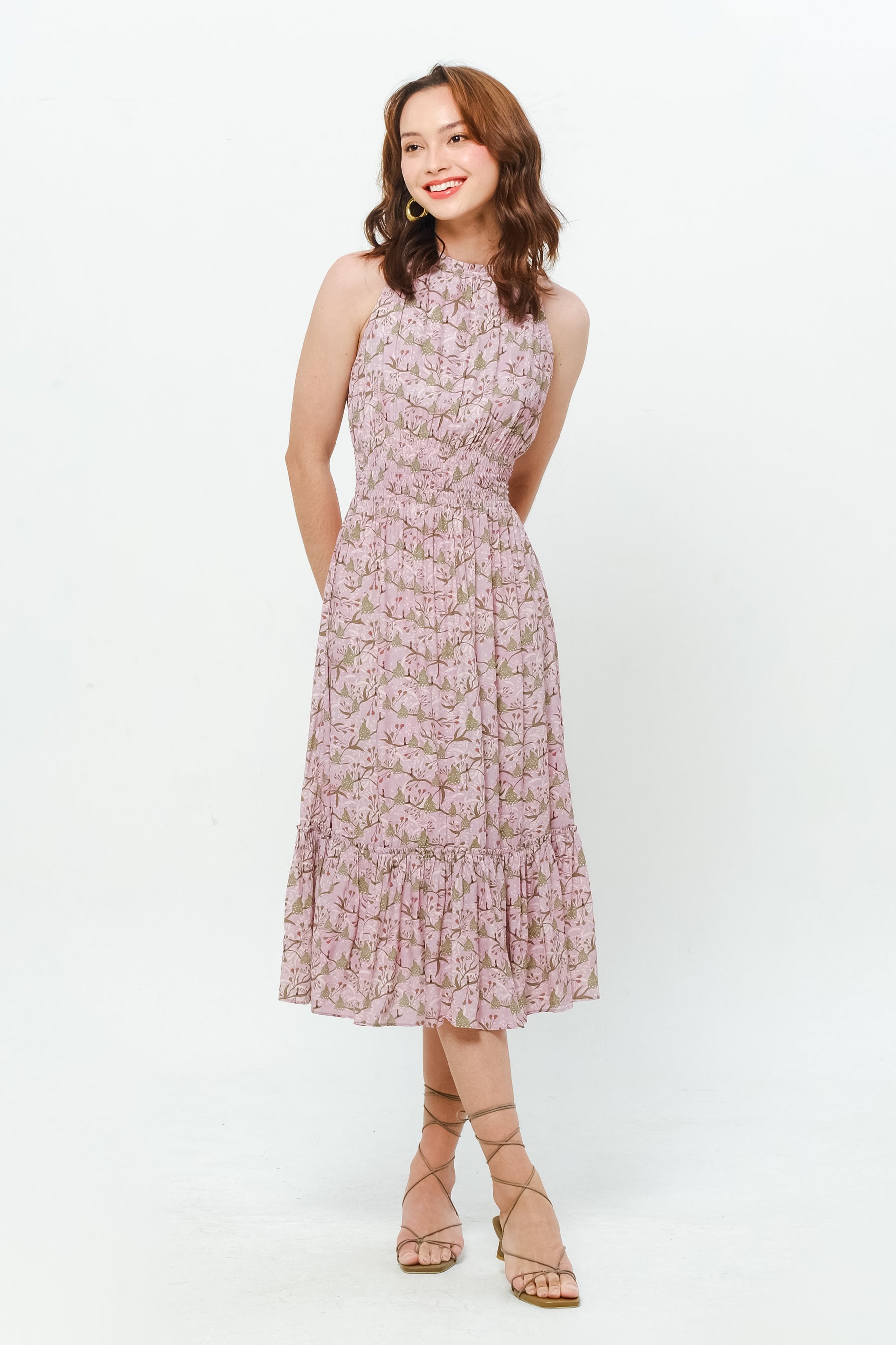 ASA Dress in Pink Bird