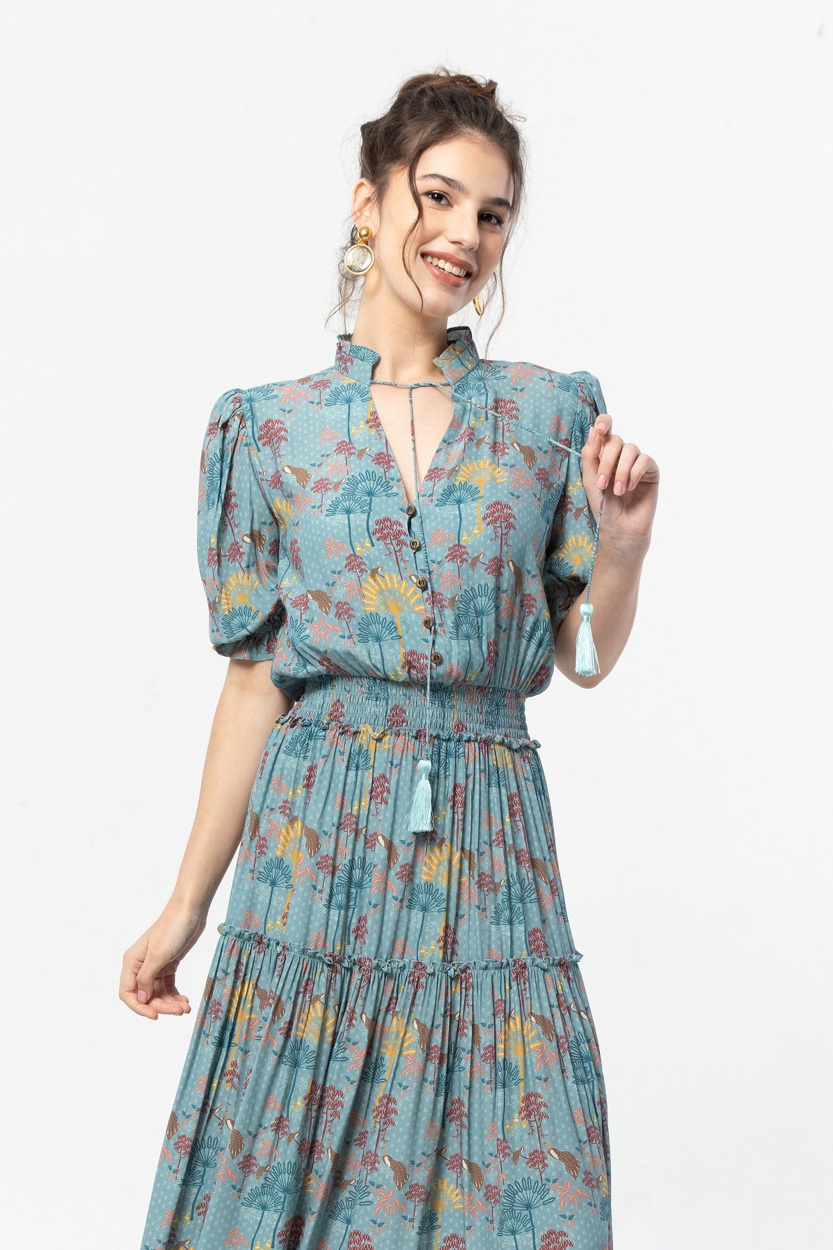 ILIA Dress in Blue Kuau