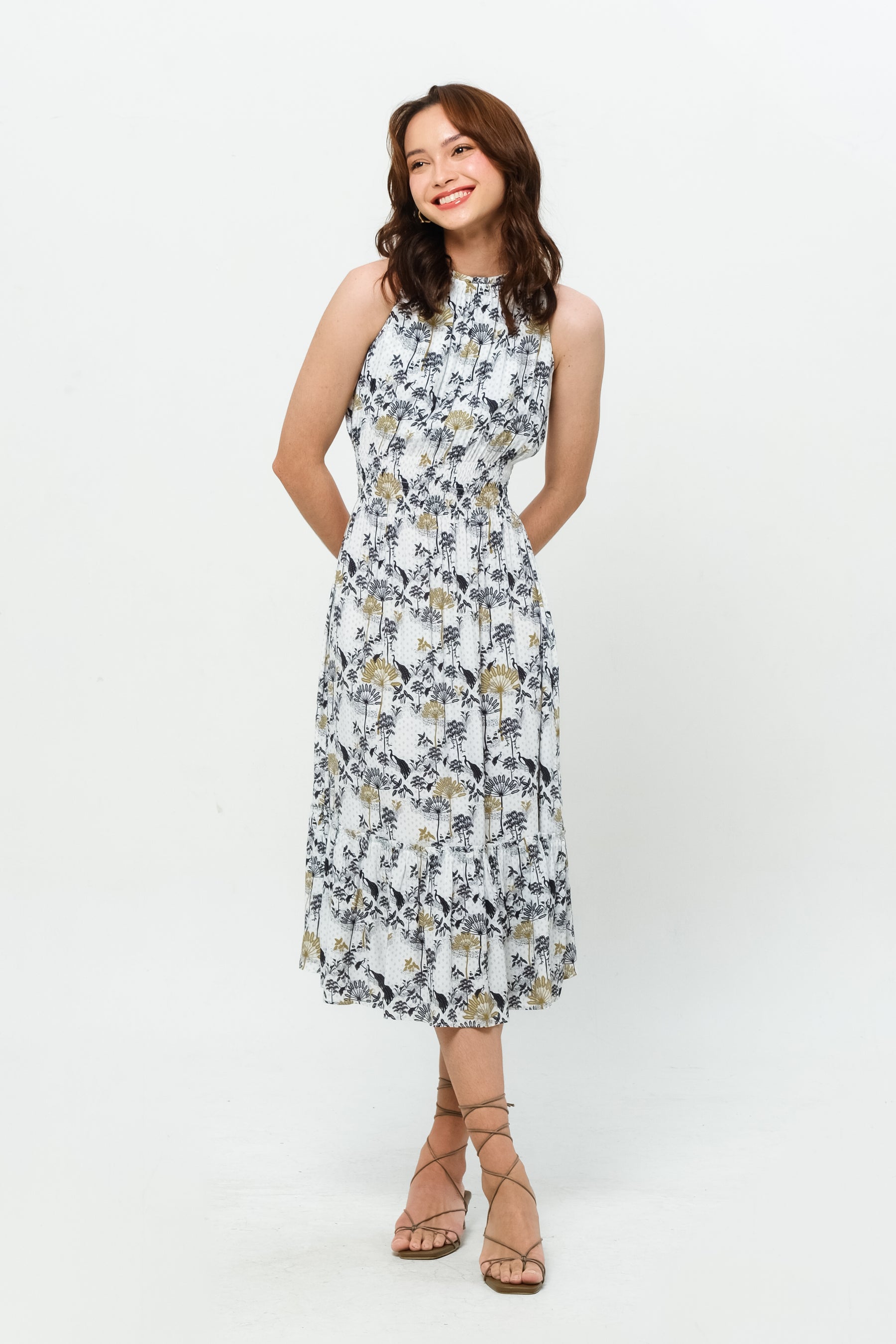 ASA Dress in White Kuau