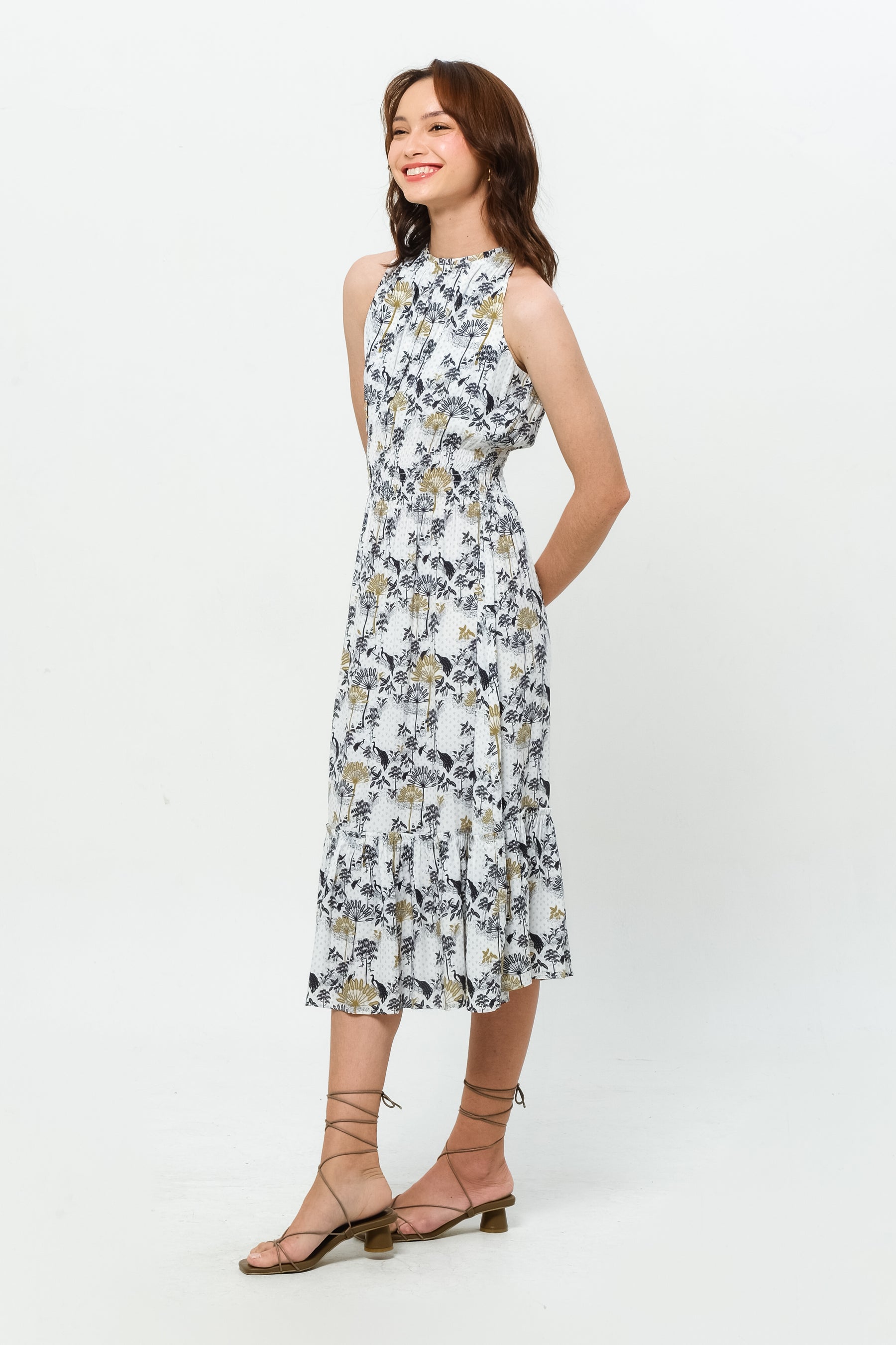 ASA Dress in White Kuau