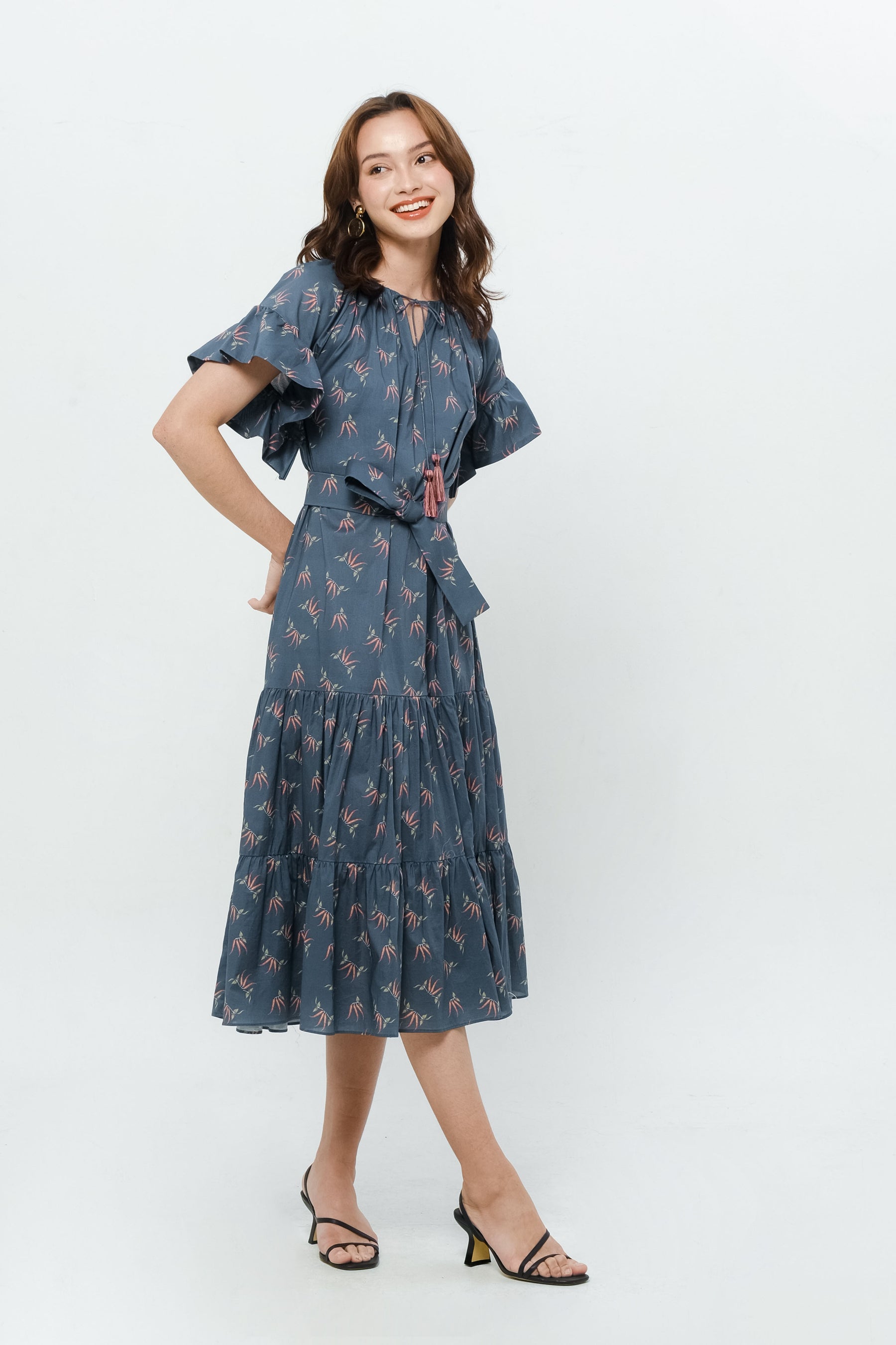 ADYA Dress in Blue Cabe