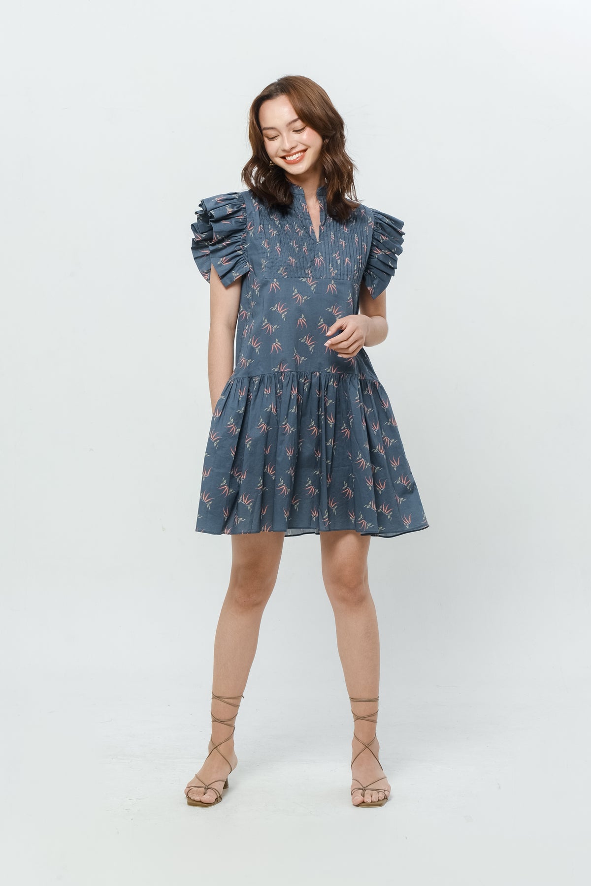 CARA Dress in Blue Cabe