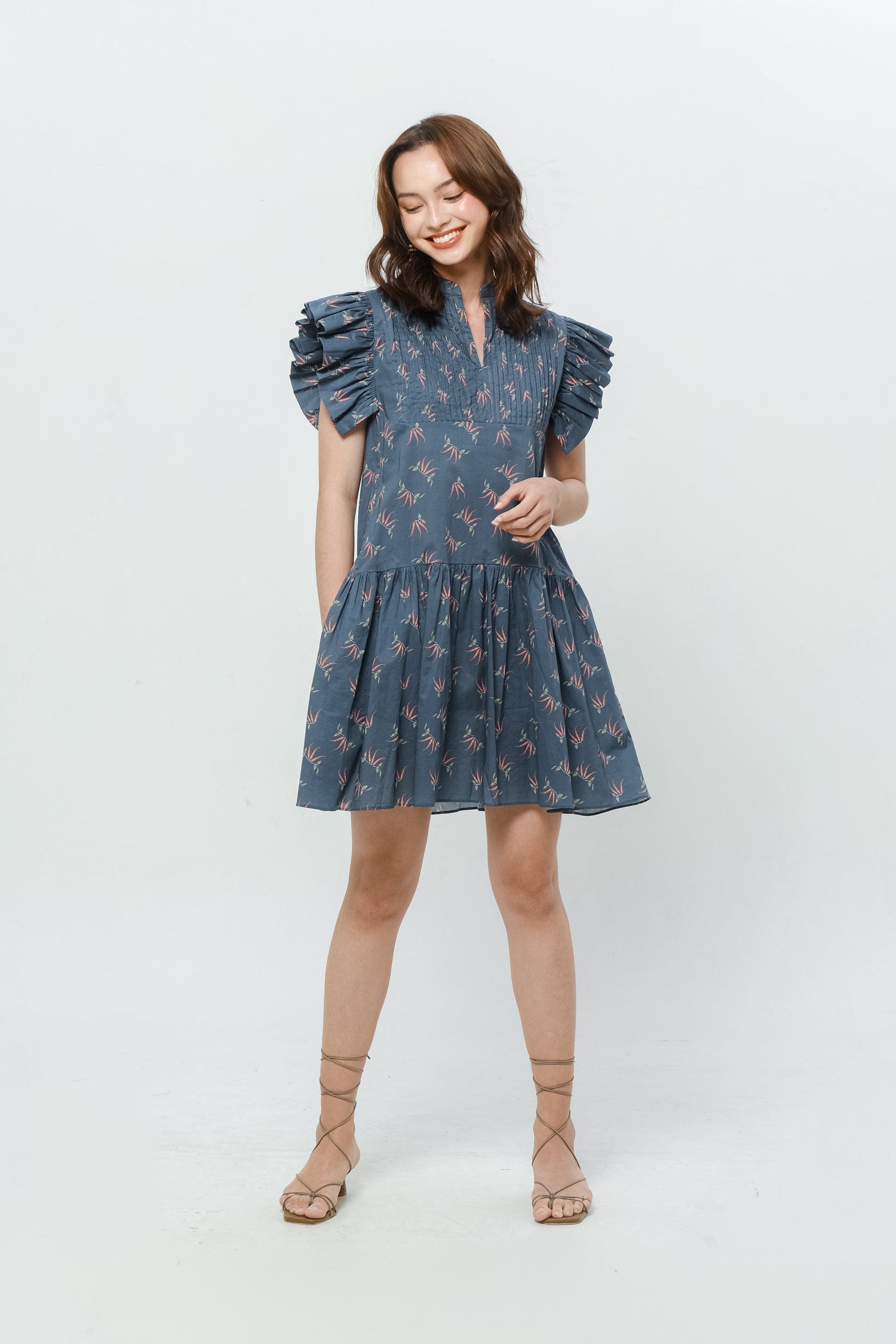 CARA Dress in Blue Cabe